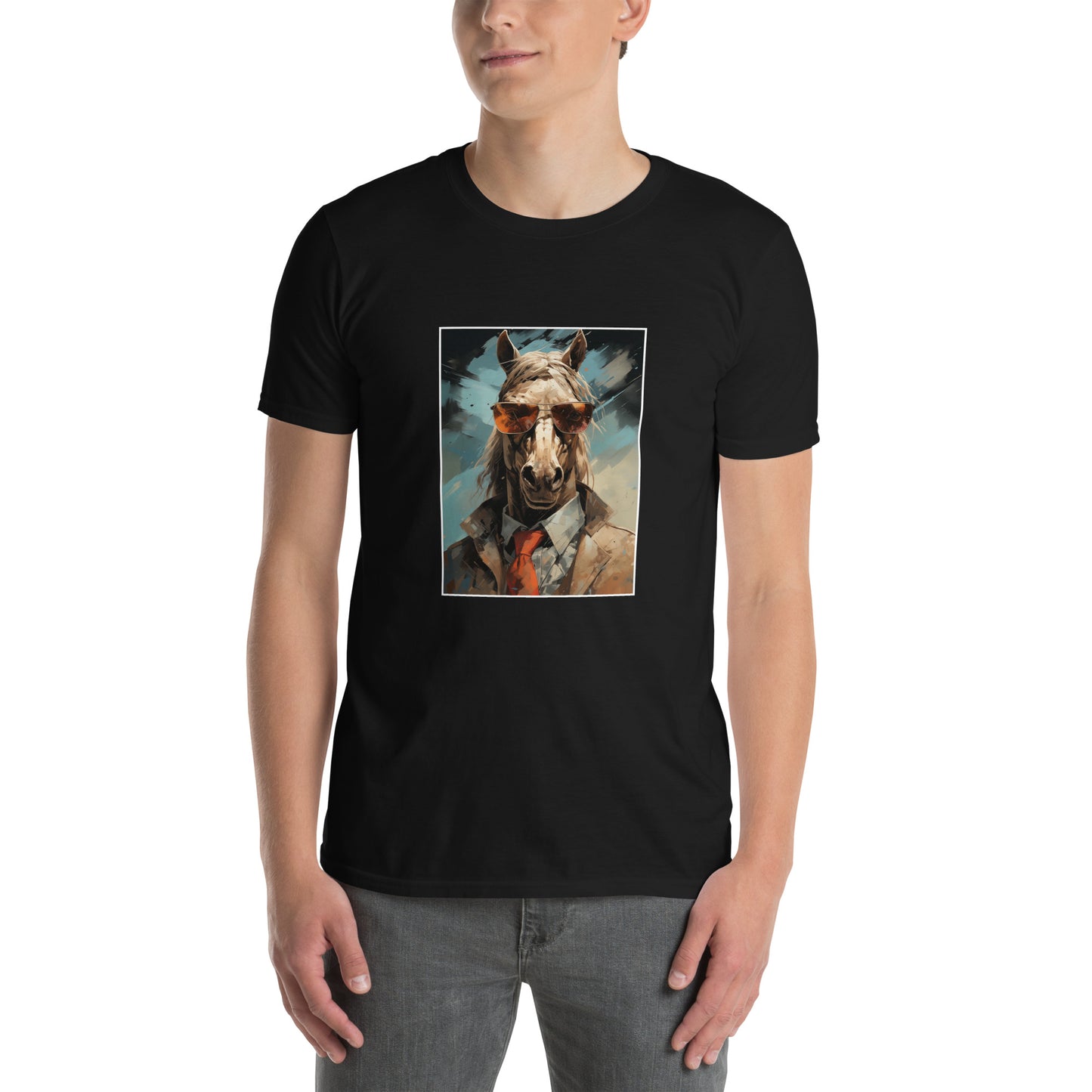 Short-Sleeve Unisex T-Shirt "HORSE" ID: 295 (PREMIUM)