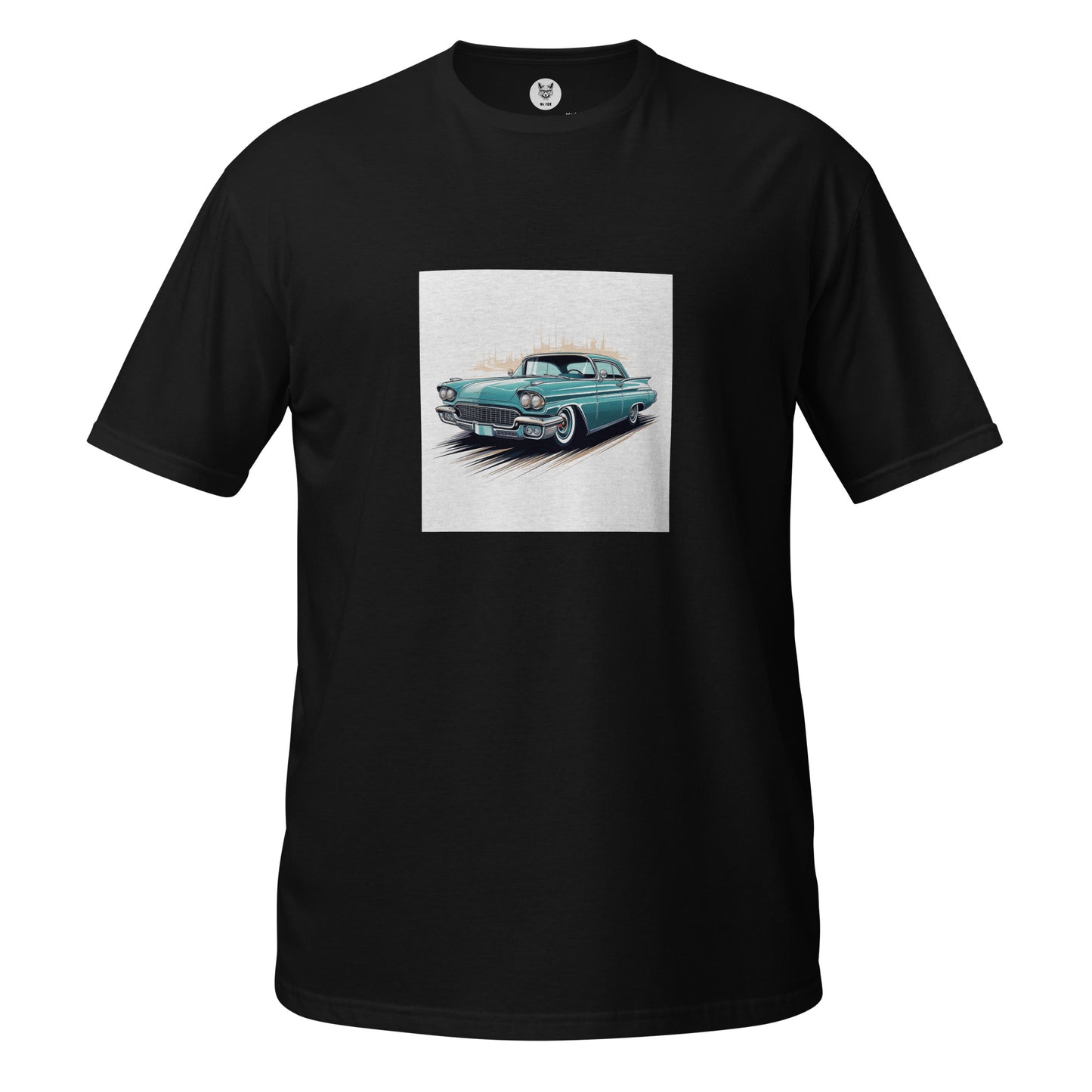 T-shirt unisex z krótkim rękawem „RETRO CAR” ID: 298 (PREMIUM)