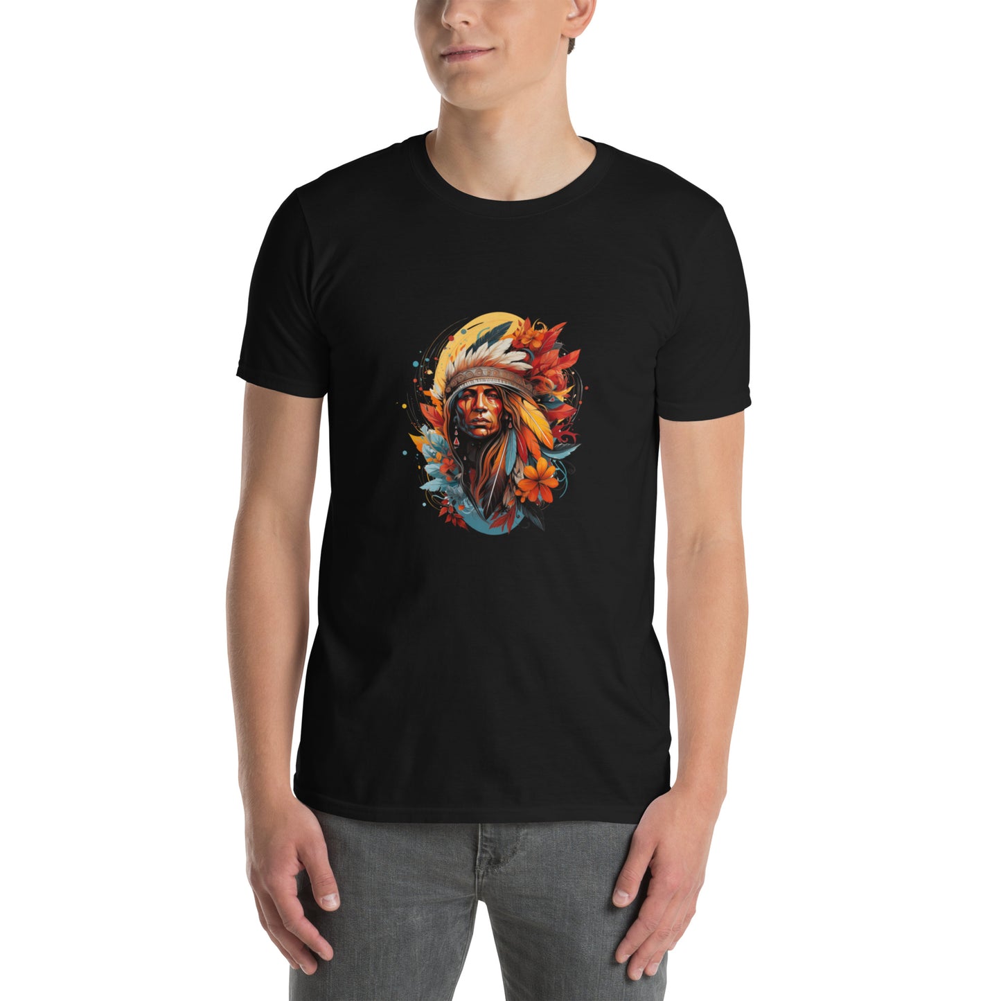 Short-Sleeve Unisex T-Shirt "INDIAN" ID: 300 (PREMIUM)