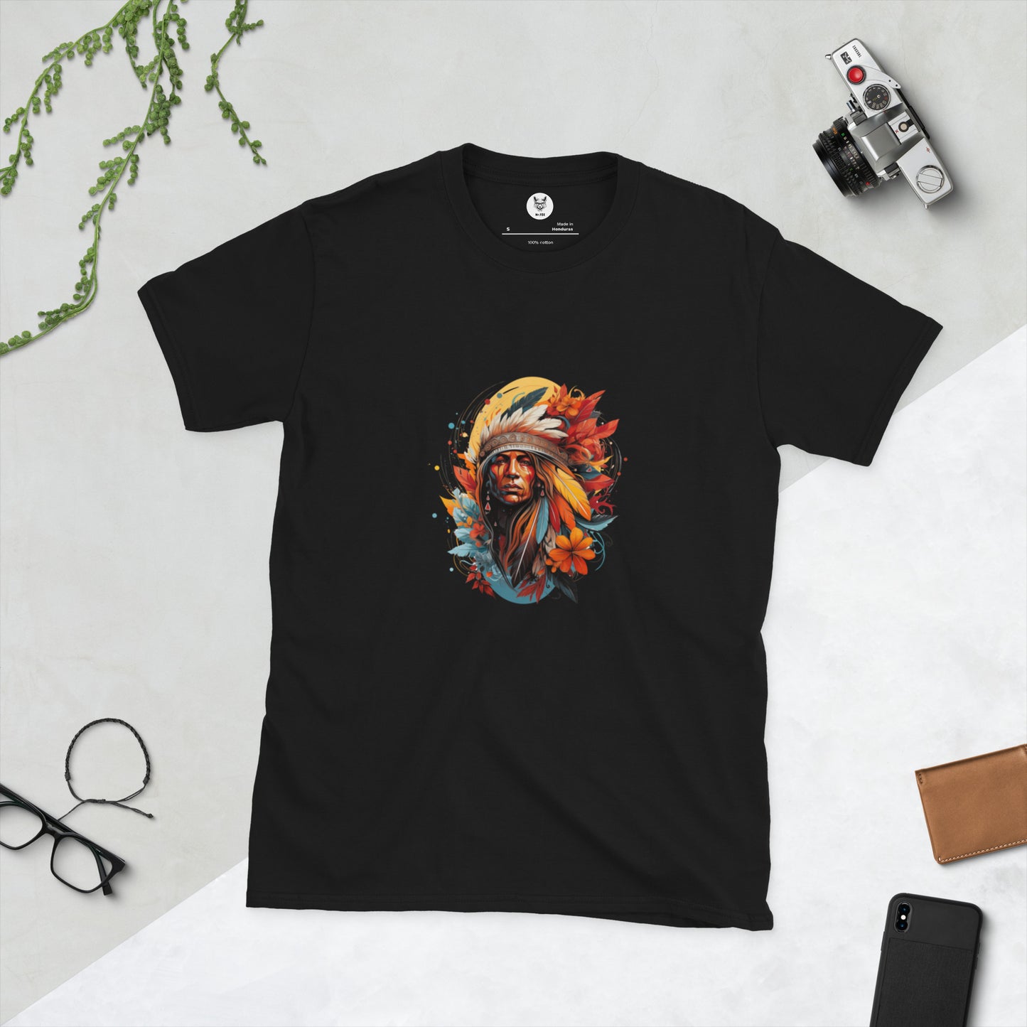 Short-Sleeve Unisex T-Shirt "INDIAN" ID: 300 (PREMIUM)