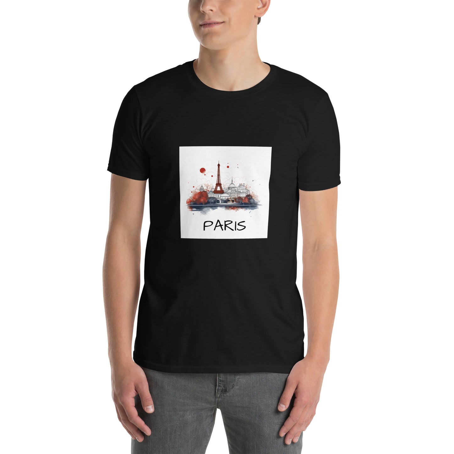 Short-Sleeve Unisex T-Shirt "PARIS" ID: 302 (PREMIUM)