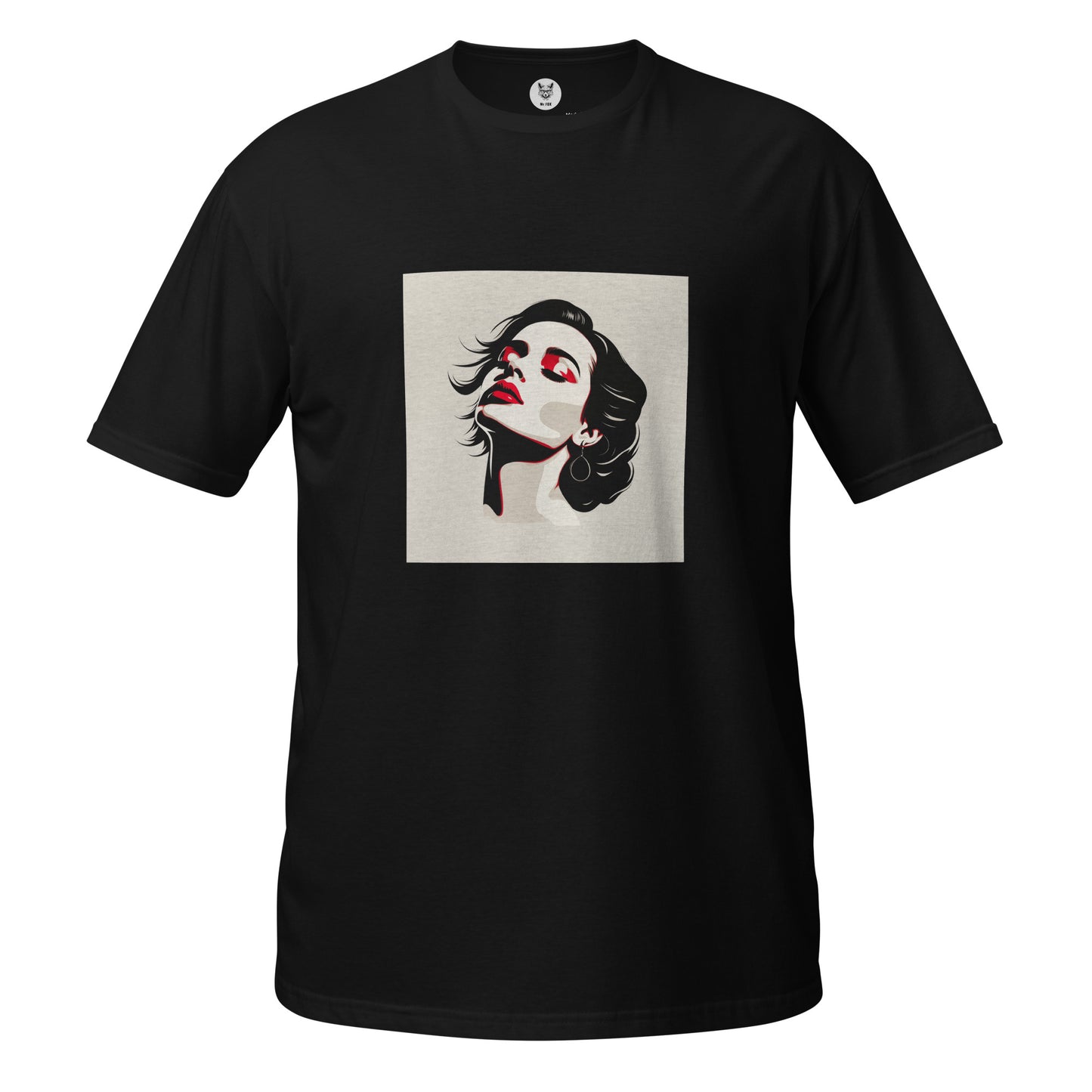 T-shirt unisex z krótkim rękawem „POP ART GIRL” ID: 307 (PREMIUM)