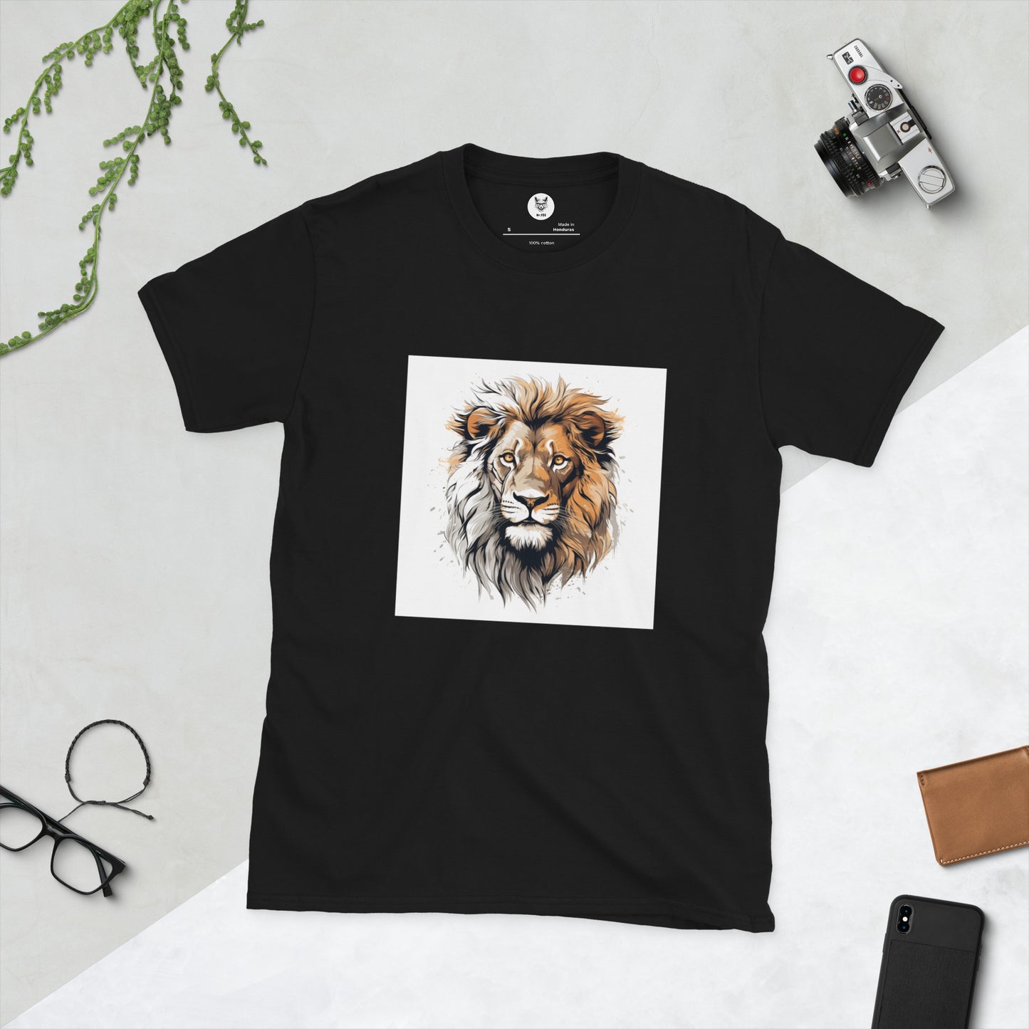 Short-Sleeve Unisex T-Shirt "LION" ID: 309 (PREMIUM)