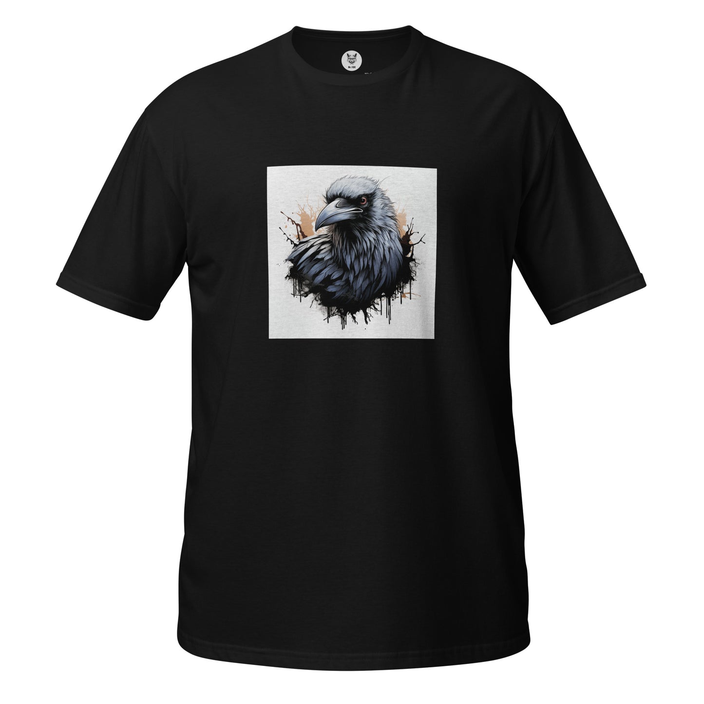 Short-Sleeve Unisex T-Shirt "BIRD CROW" ID: 316 (PREMIUM)