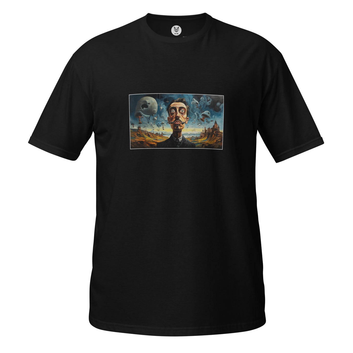 T-shirt unisex z krótkim rękawem „SALVADOR DALI” ID: 320 (PREMIUM)