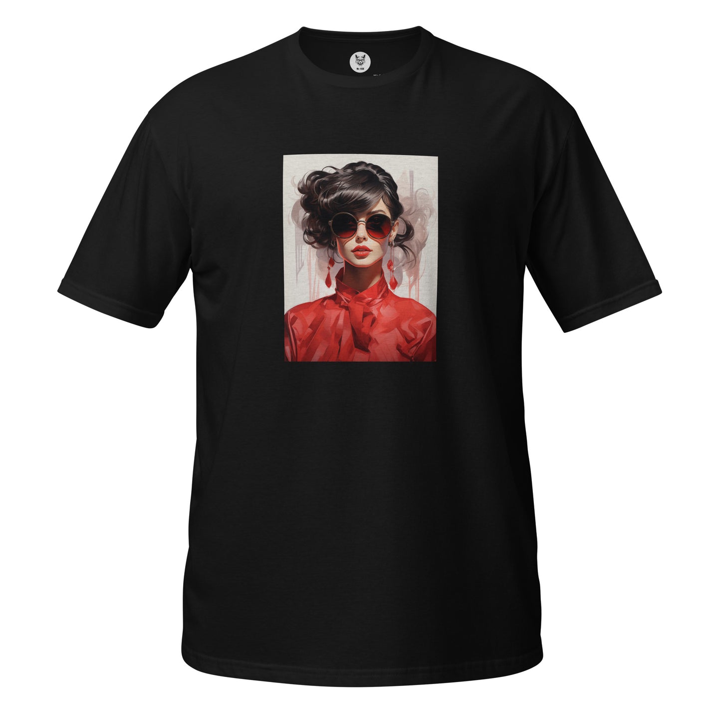 T-shirt unisex z krótkim rękawem „FASSION GIRL” ID: 321 (PREMIUM)