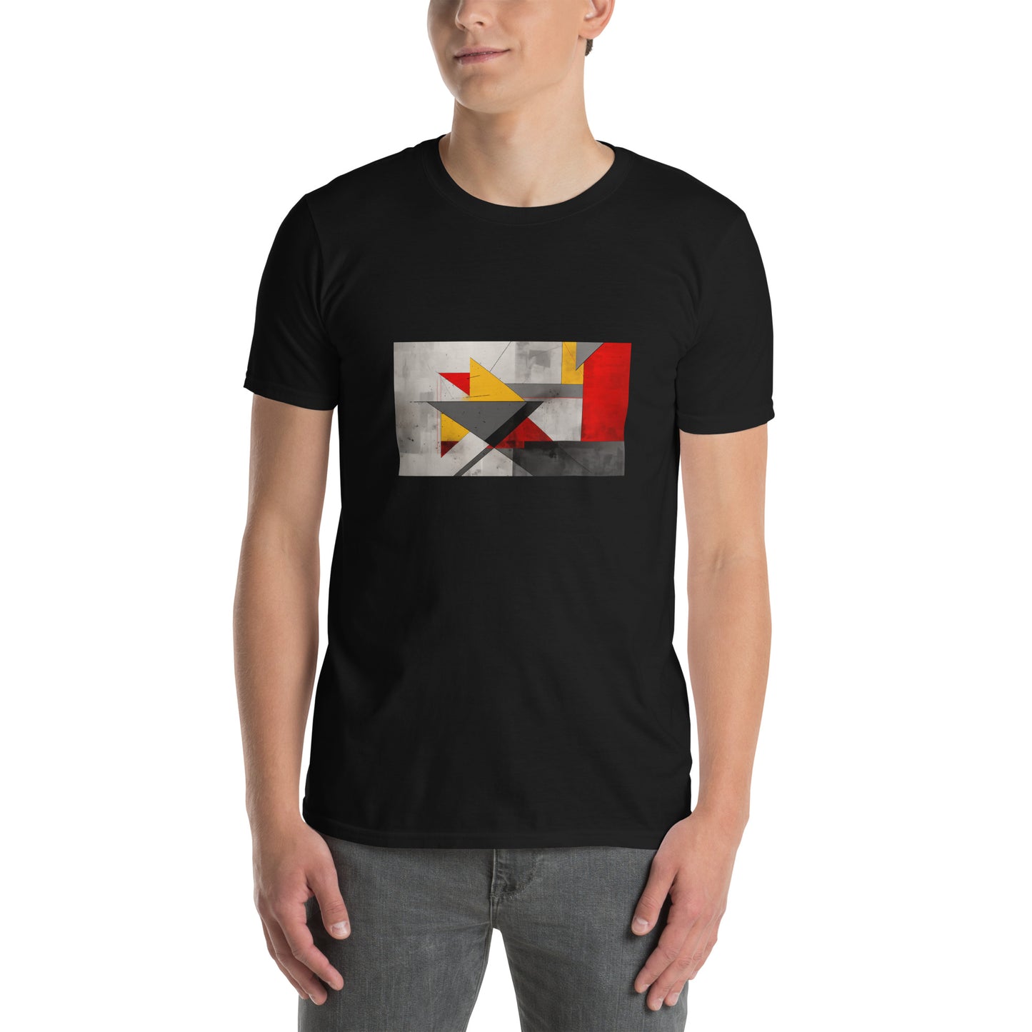 T-shirt unisex z krótkim rękawem „GEOMETRIA” ID: 324 (PREMIUM)