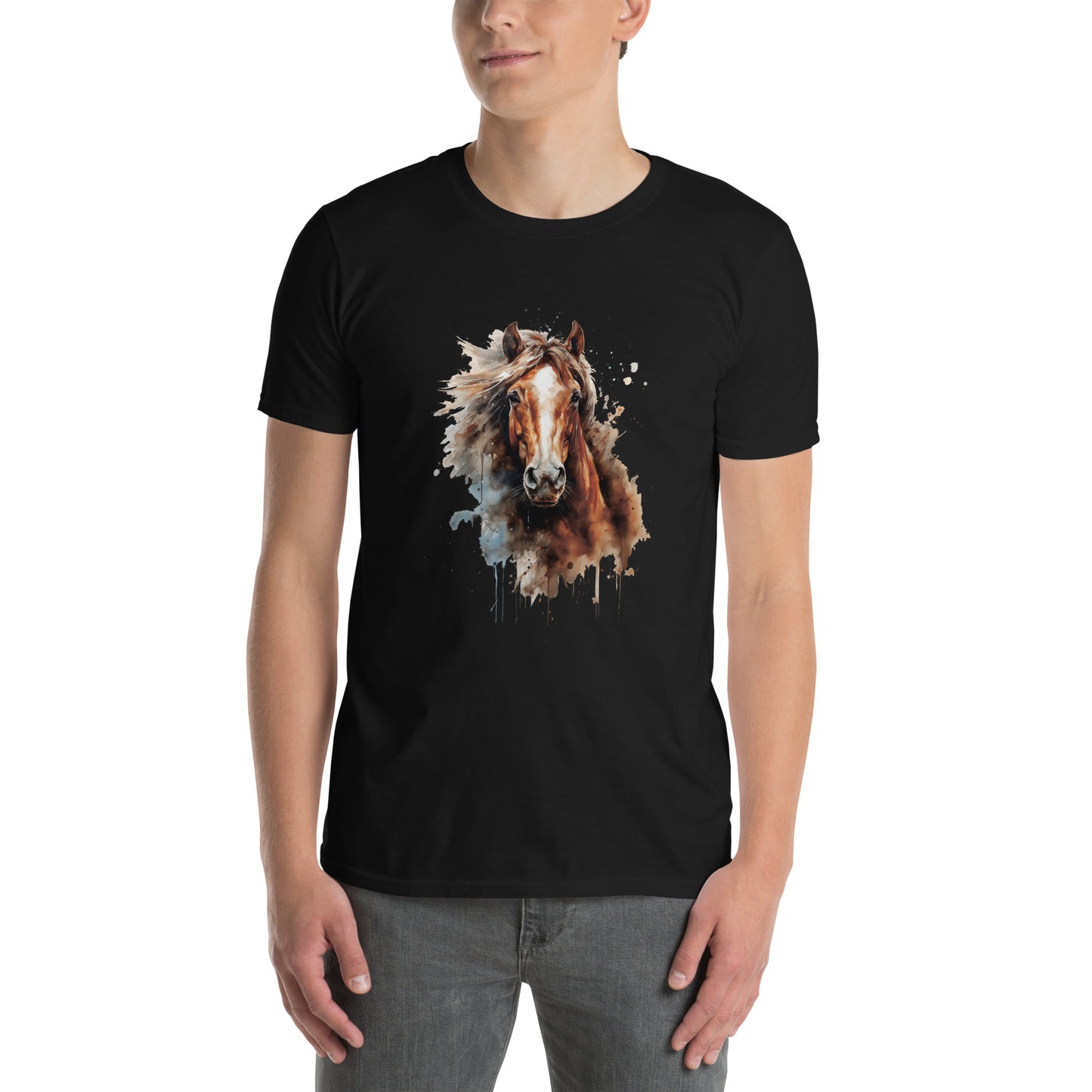 Short-Sleeve Unisex T-Shirt "HORSE" id: 20 (PREMIUM)