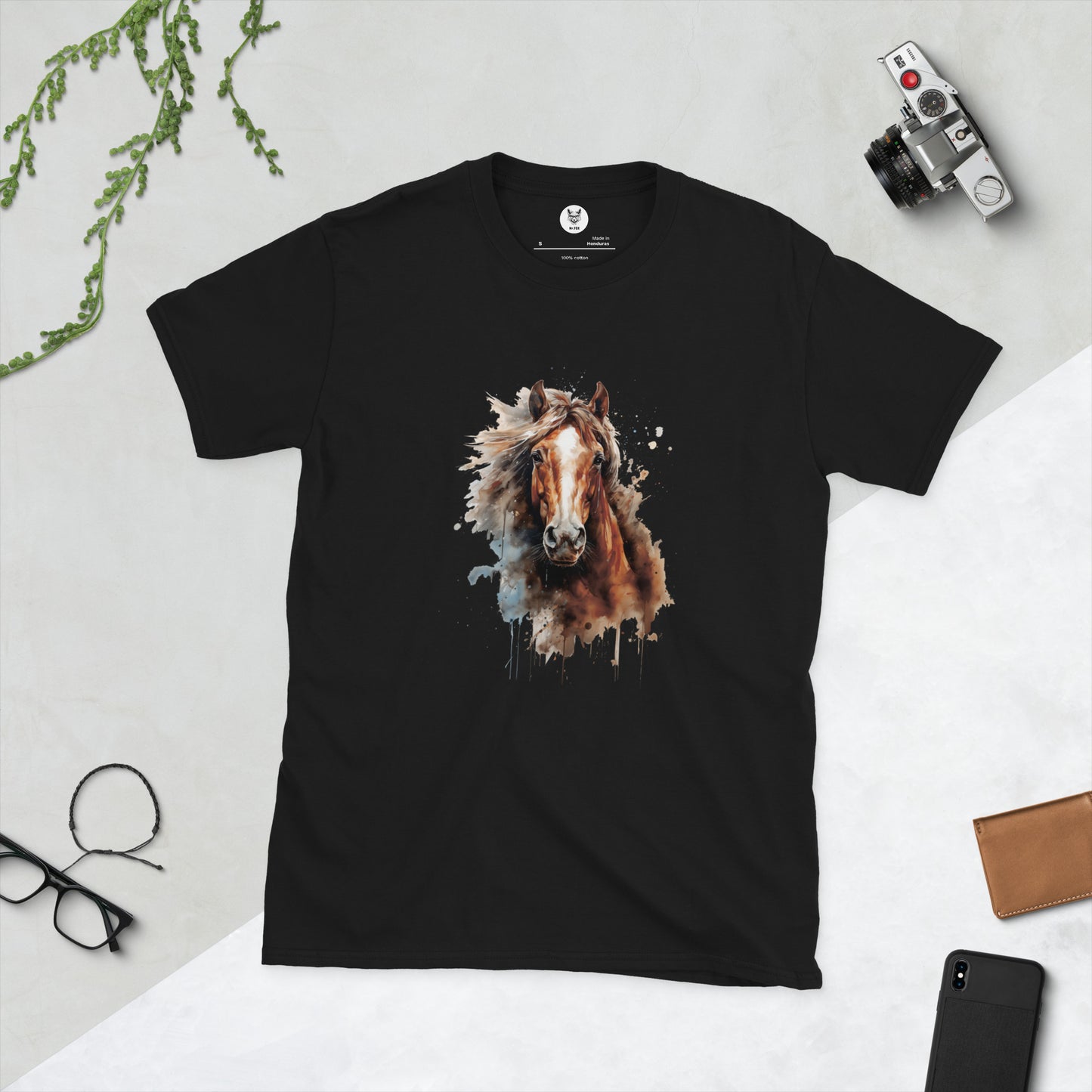 Short-Sleeve Unisex T-Shirt "HORSE" id: 20 (PREMIUM)