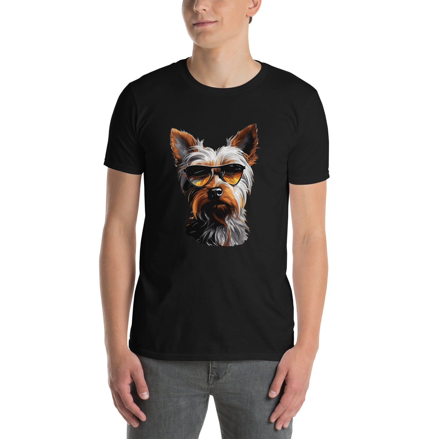 Short-Sleeve Unisex T-Shirt "YORKIE" id: 22 (PREMIUM)