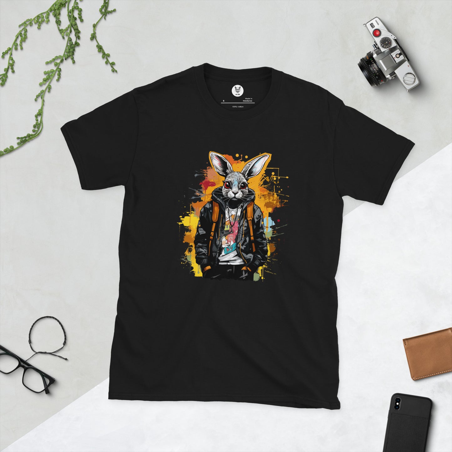 Short-Sleeve Unisex T-Shirt "RABBIT" id: 23 (PREMIUM)