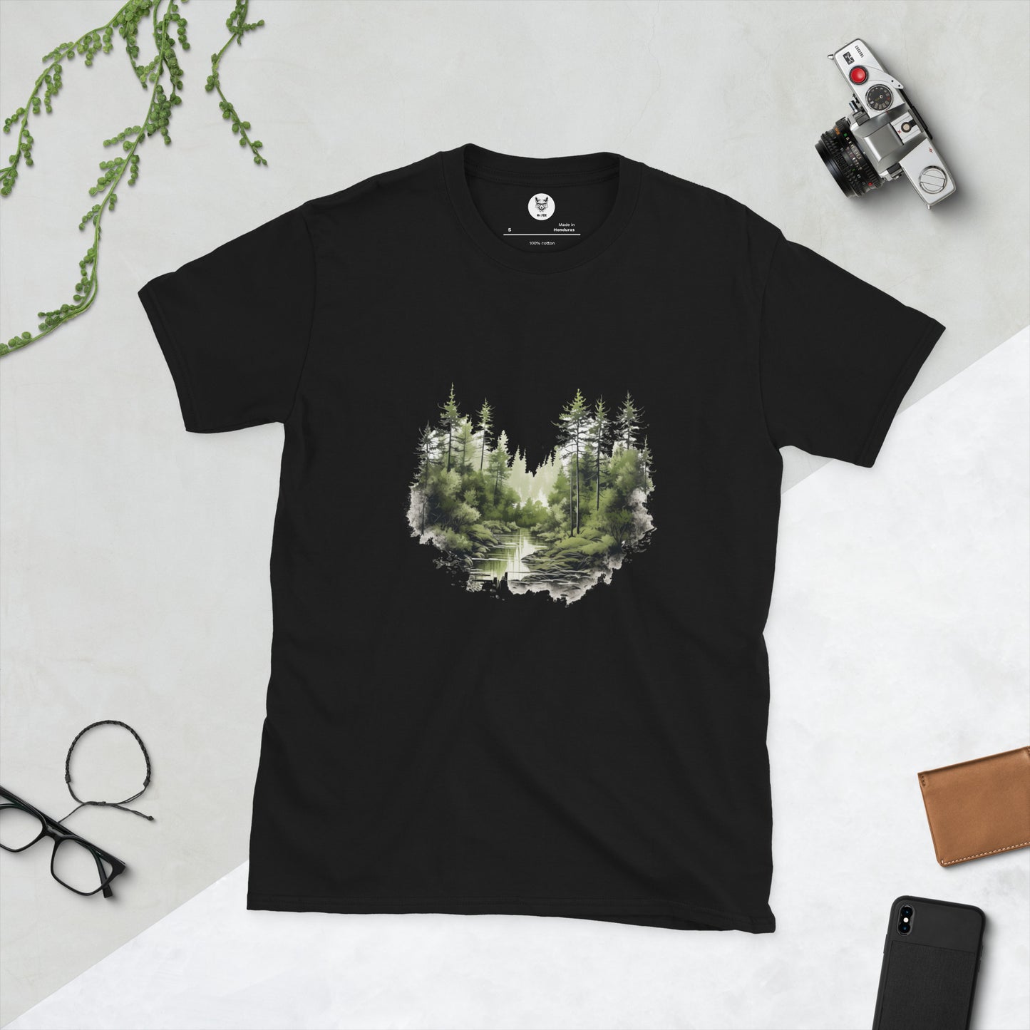 Short-Sleeve Unisex T-Shirt "FOREST" id: 70 (PREMIUM)