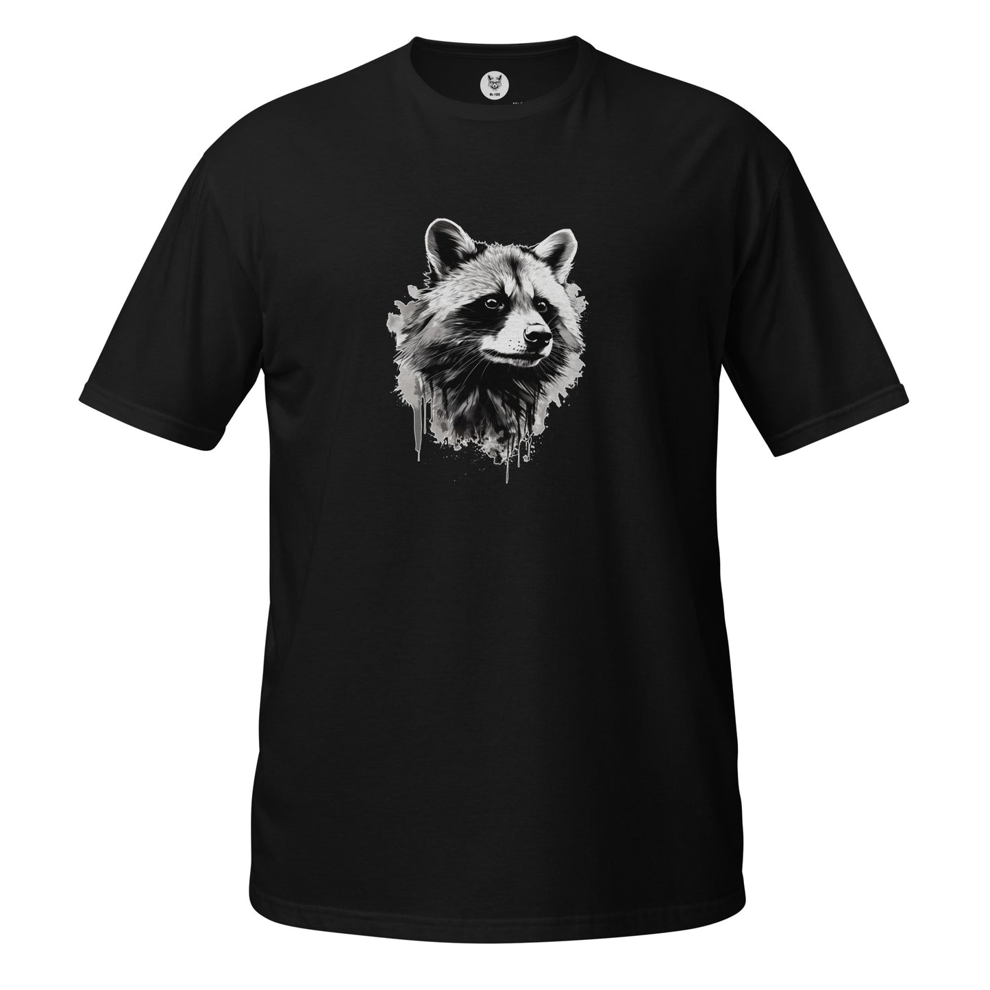 Koszulka unisex z krótkim rękawem „RACCOON” id: 78 (PREMIUM)