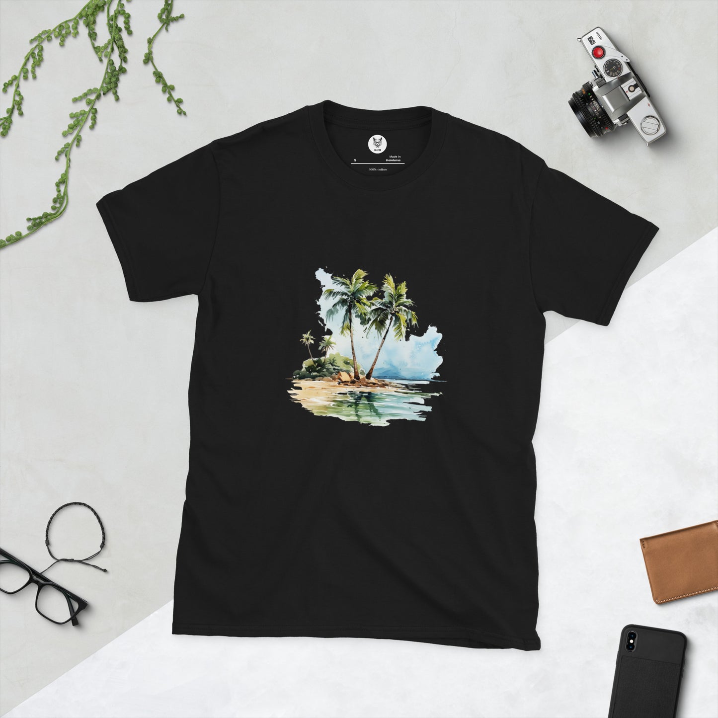 Футболка унисекс с коротким рукавом "PALM TREES" id: 91 (ПРЕМИУМ)