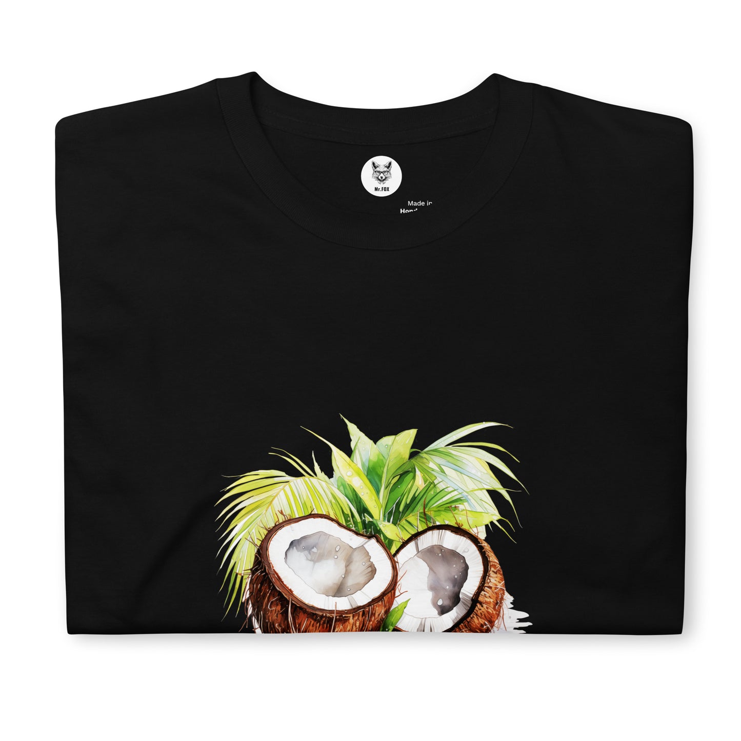 Koszulka unisex z krótkim rękawem „COCONUT” ID: 100 (PREMIUM)