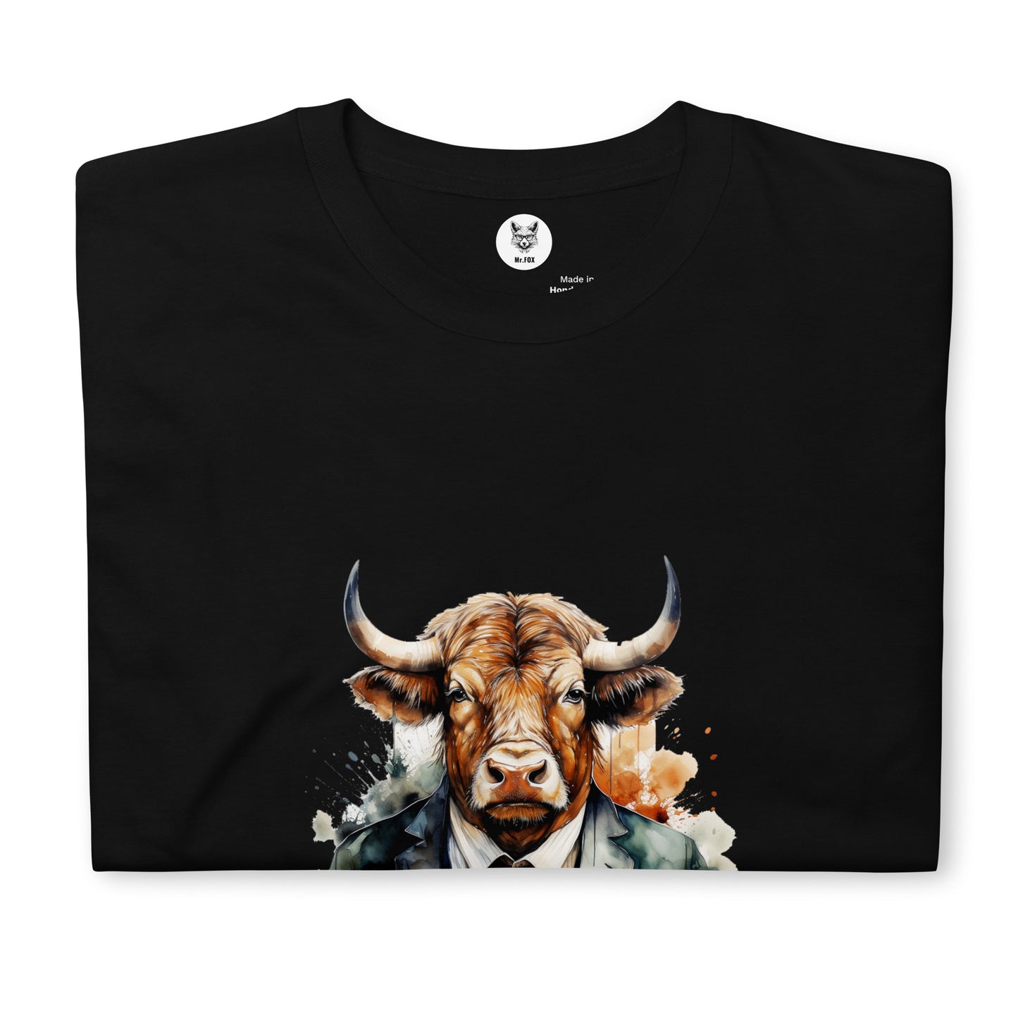 Koszulka unisex z krótkim rękawem „BULL” ID: 117 (PREMIUM)