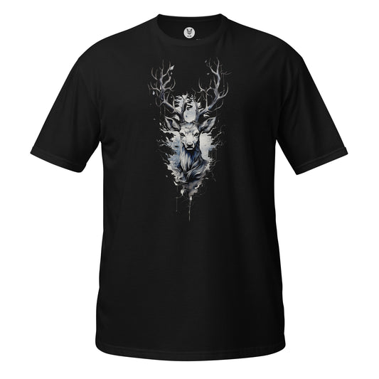 Koszulka unisex z krótkim rękawem "DEER" ID: 127 (PREMIUM)