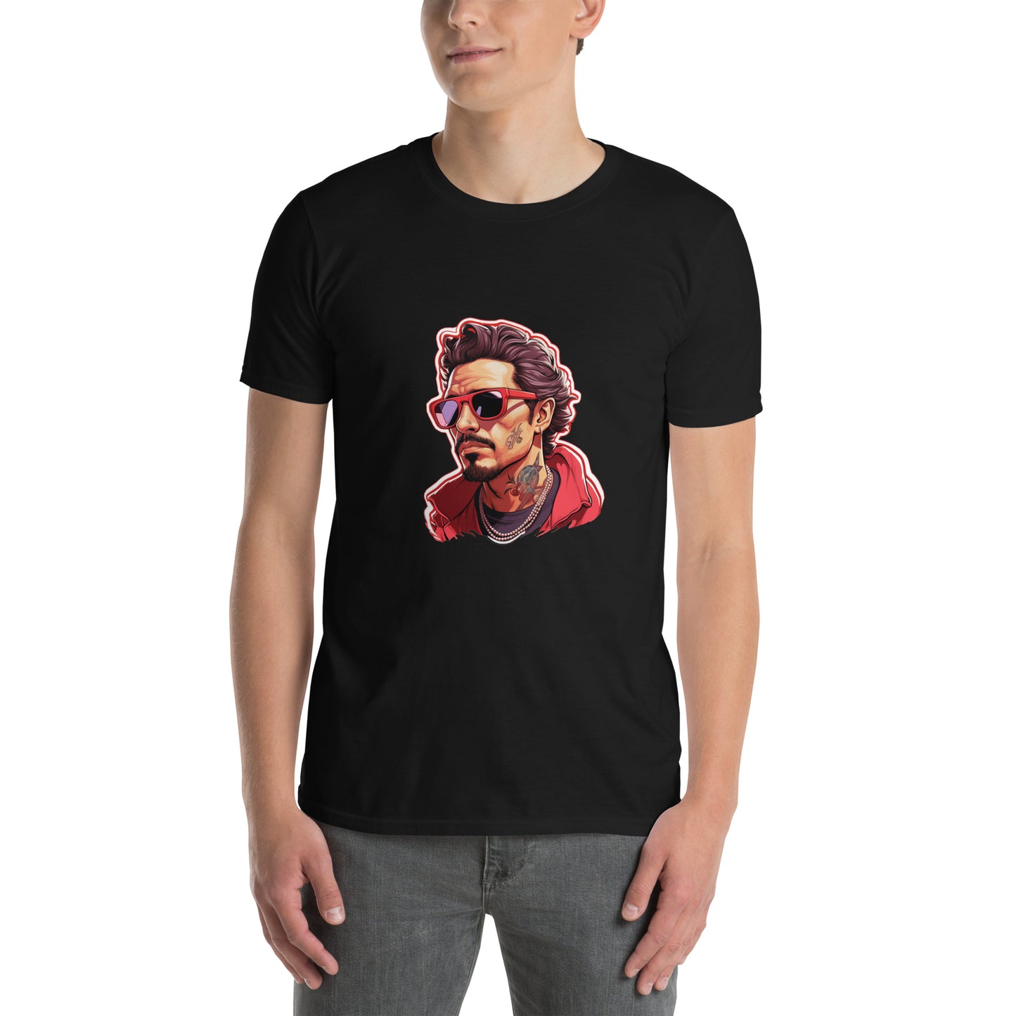 T-shirt unisex z krótkim rękawem „COOL GUY” ID: 139 (PREMIUM)