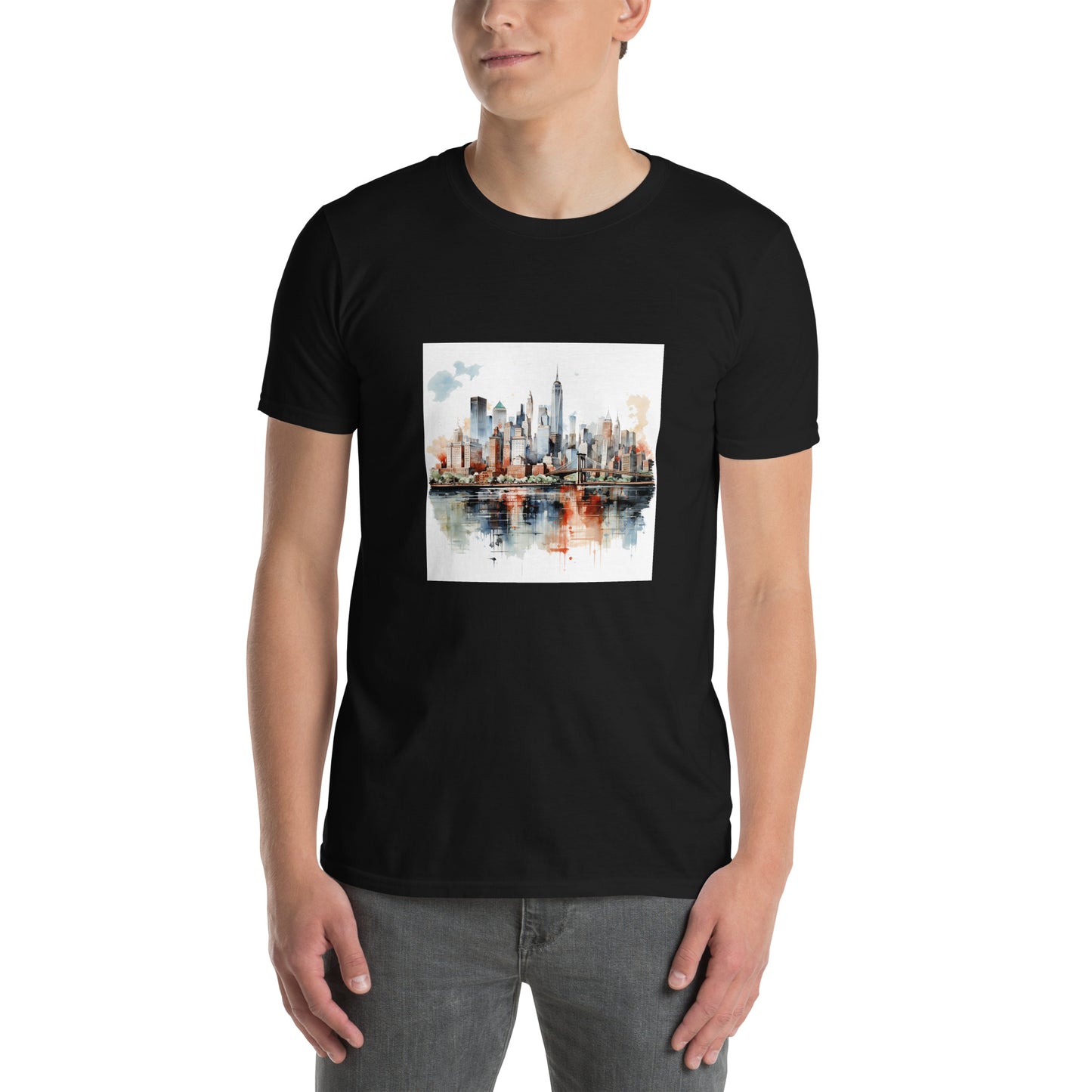 Koszulka unisex z krótkim rękawem „CITY” ID: 157 (PREMIUM)