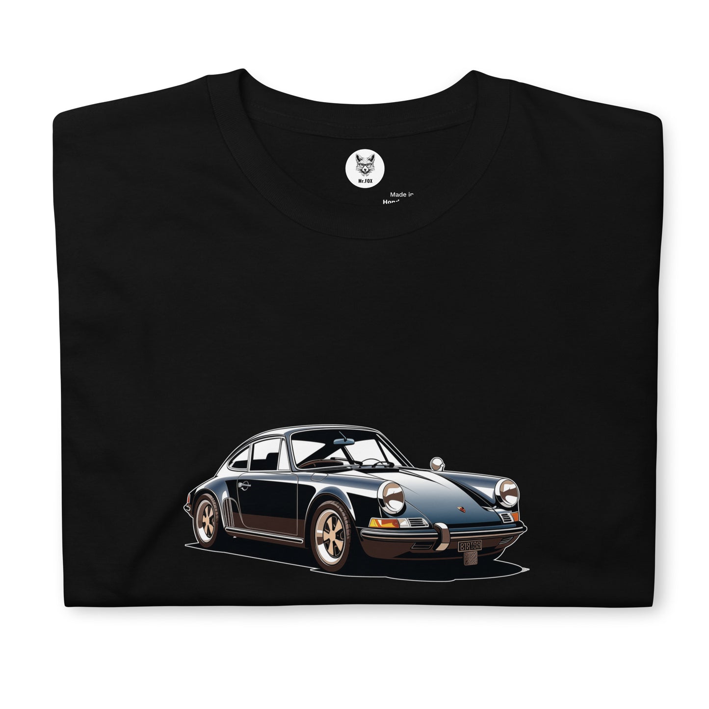 T-shirt unisex z krótkim rękawem „RETRO CAR” ID: 160 (PREMIUM)