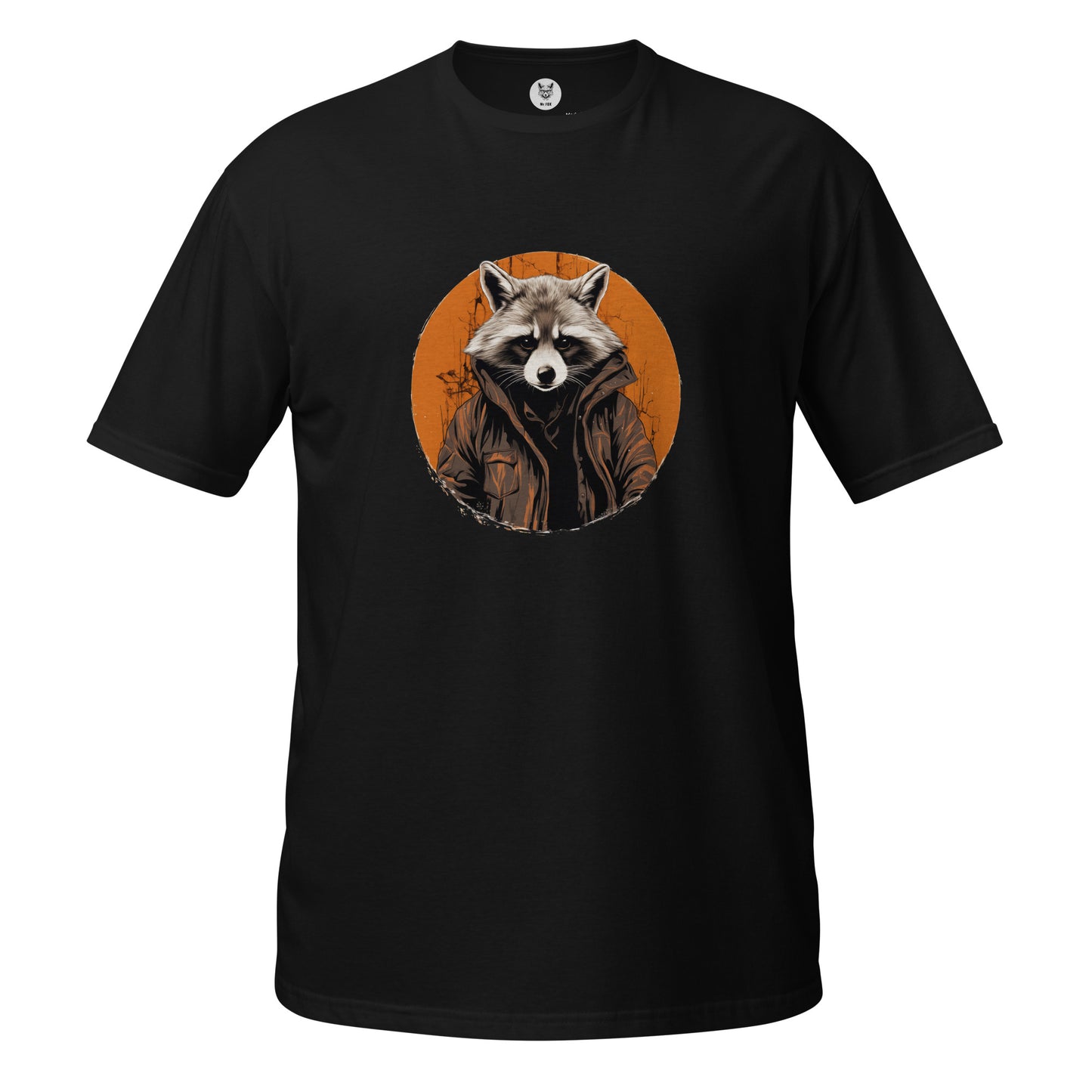 Koszulka unisex z krótkim rękawem „RACCOON” ID: 161 (PREMIUM)