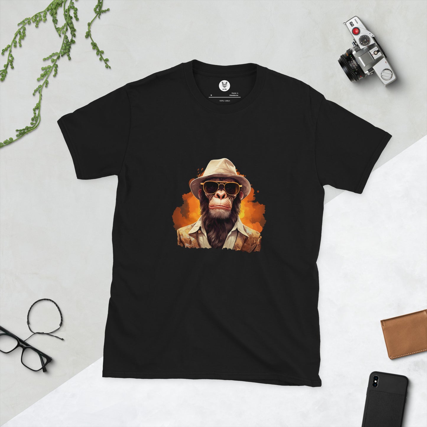 Футболка унисекс с коротким рукавом "MONKEY" ID: 168 (ПРЕМИУМ)