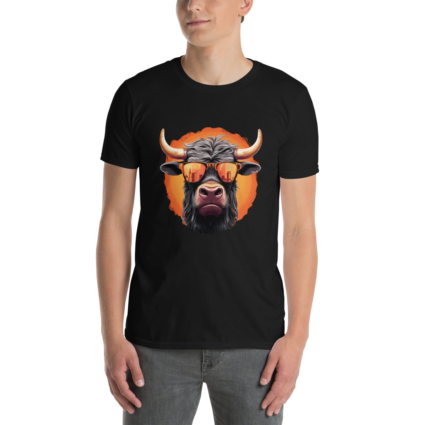 Koszulka unisex z krótkim rękawem „BULL” ID: 175 (PREMIUM)