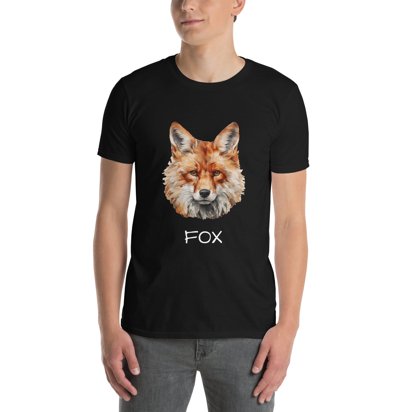 Футболка унисекс с коротким рукавом "FOX" ID: 177 (ПРЕМИУМ)