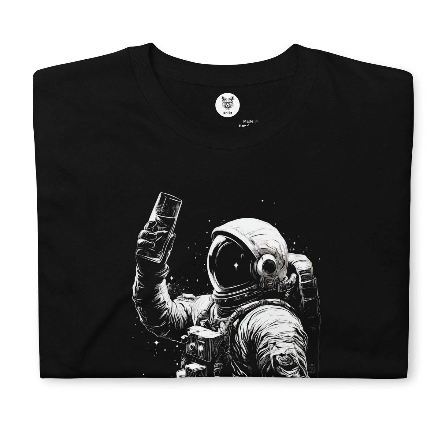 Koszulka unisex z krótkim rękawem „ASTRONAUT” ID: 180 (PREMIUM)