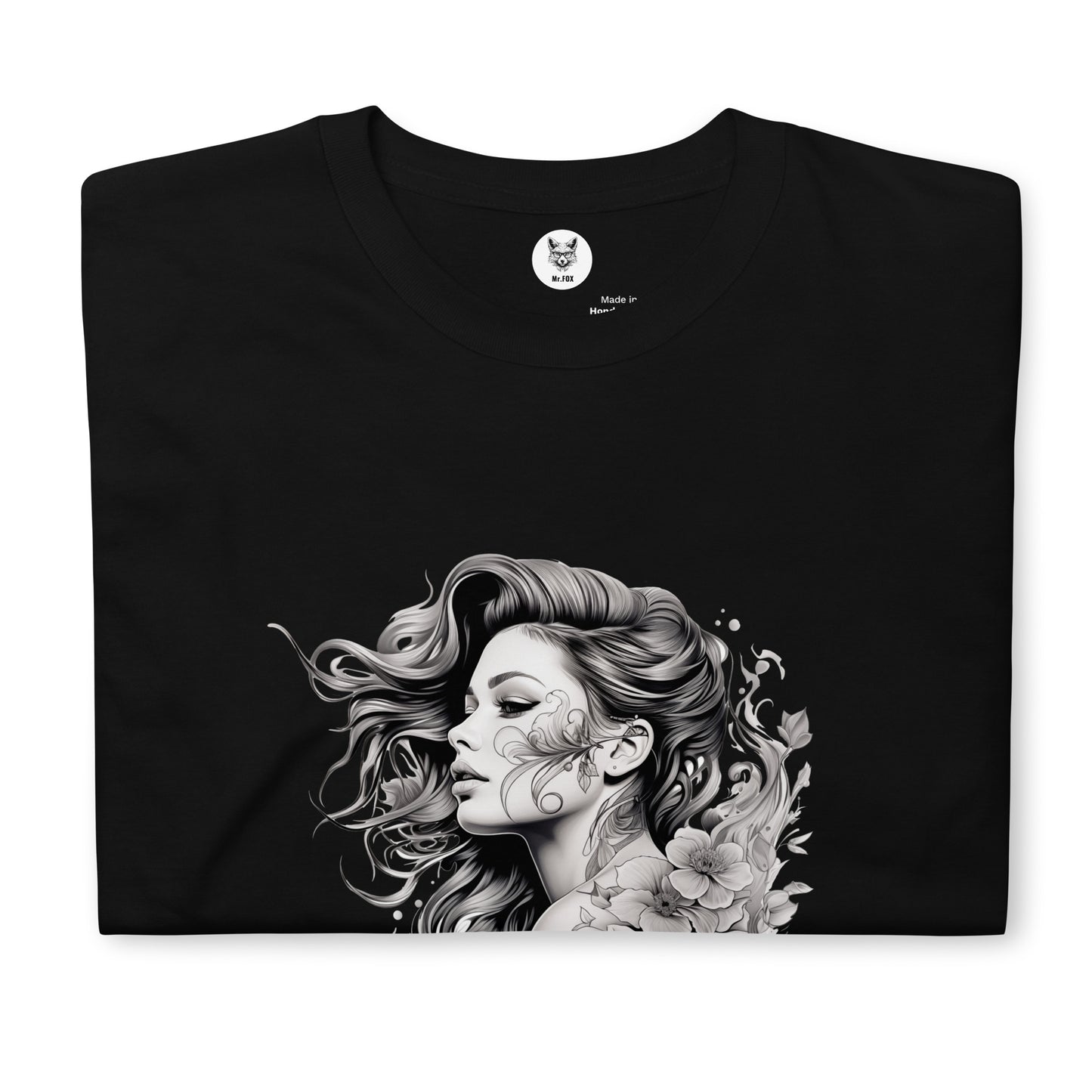 T-Shirt unisex z krótkim rękawem „TATTOO GIRL” ID: 182 (PREMIUM)