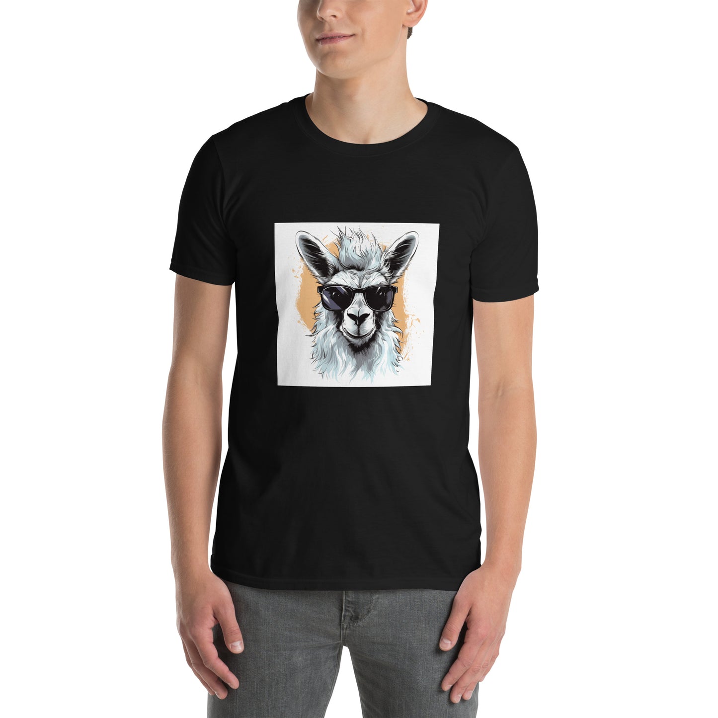 Short-Sleeve Unisex T-Shirt "LAMA" ID: 197 (PREMIUM)