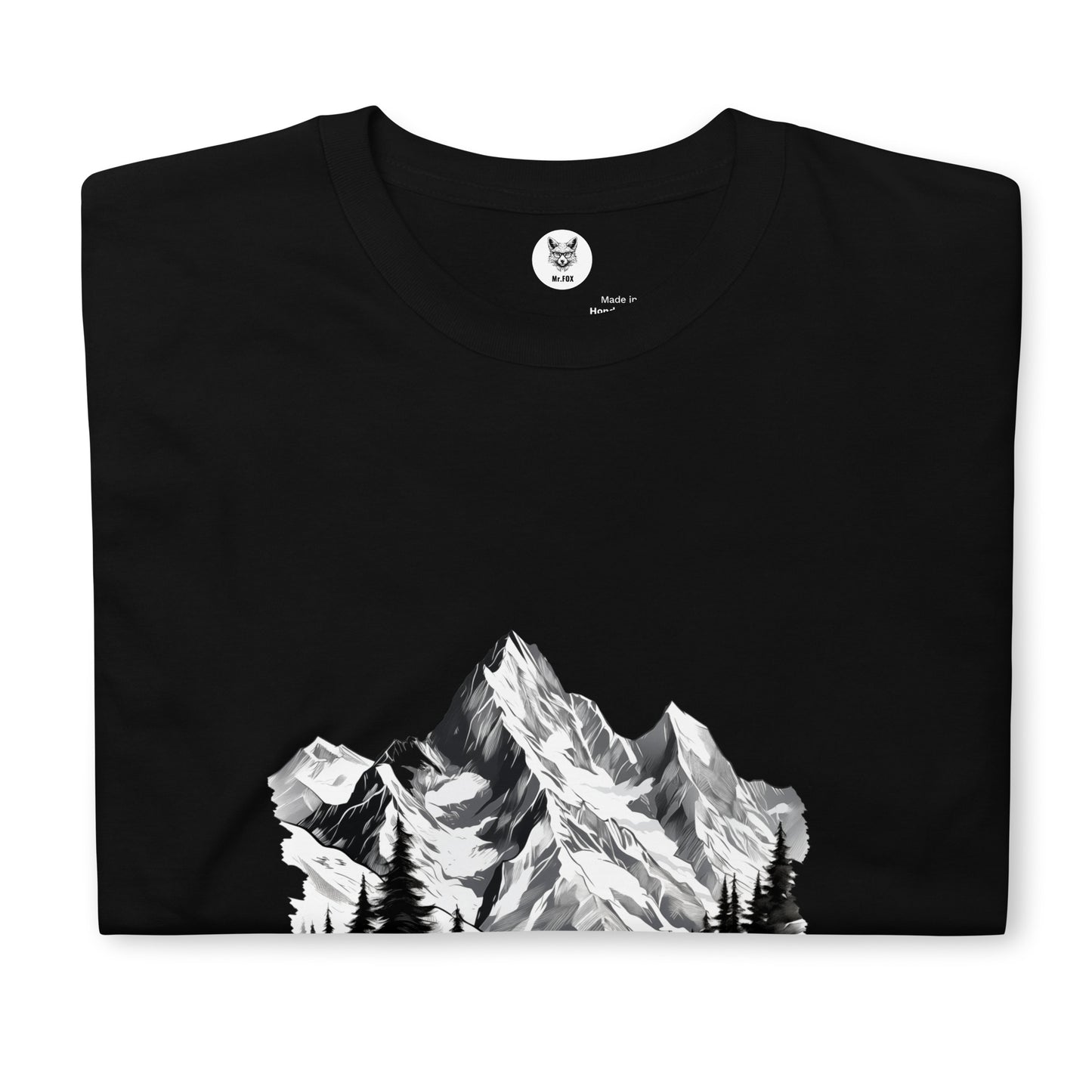 Koszulka unisex z krótkim rękawem „MOUNTAINS” ID: 200 (PREMIUM)