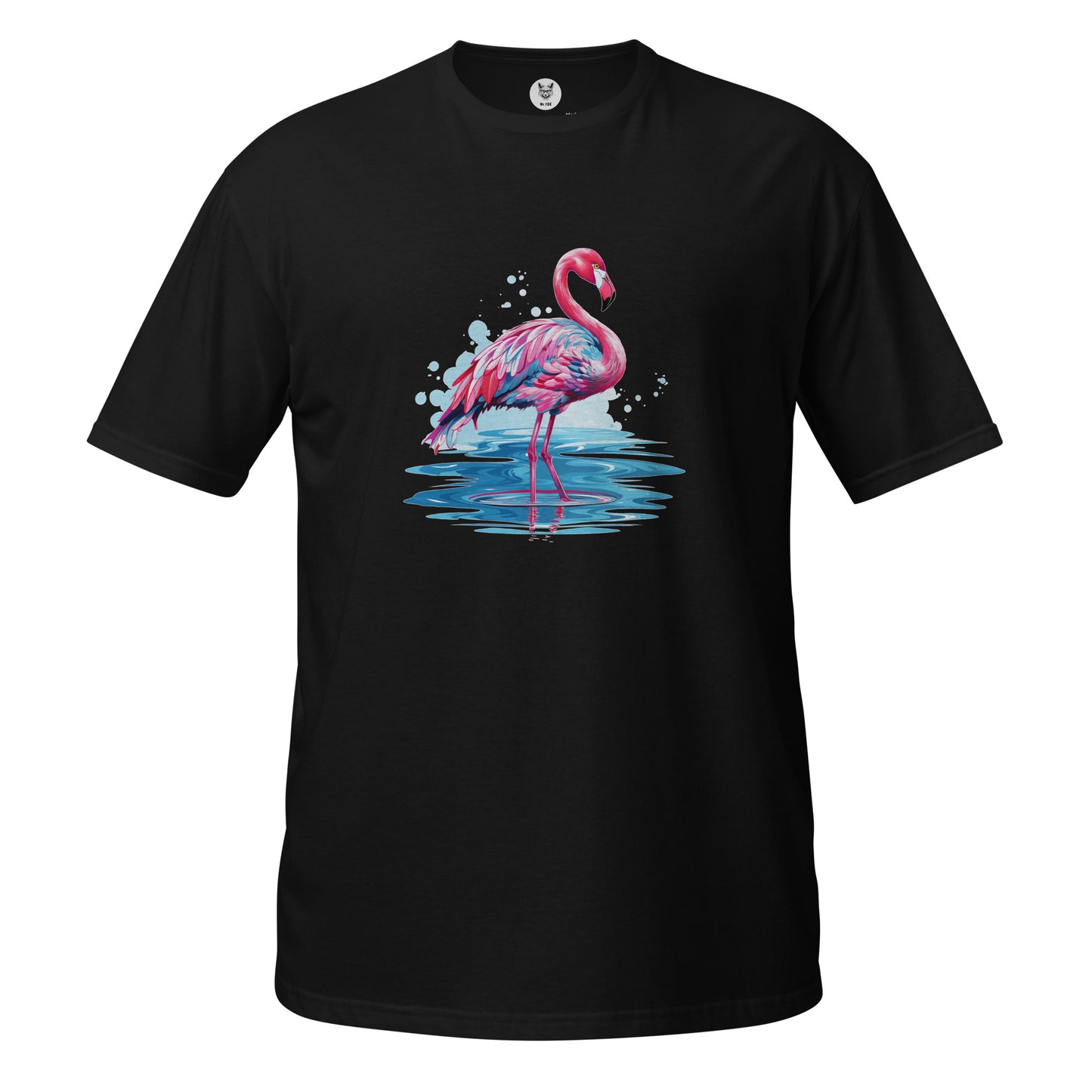 Koszulka unisex z krótkim rękawem „FLAMINGO” ID: 203 (PREMIUM)