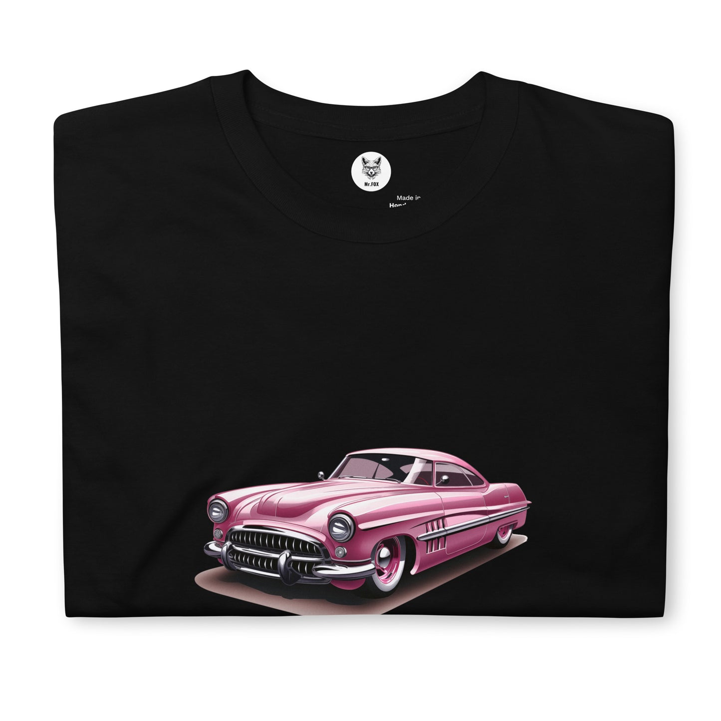 T-shirt unisex z krótkim rękawem „RETRO CAR” id: 65 (PREMIUM)