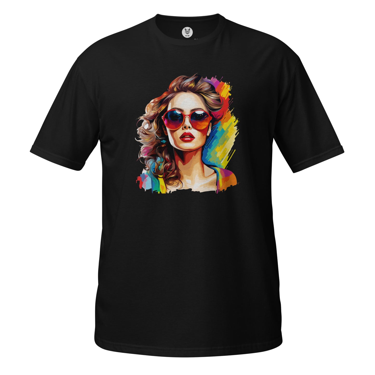 T-shirt unisex z krótkim rękawem „POP ART GIRL” ID: 206 (PREMIUM)