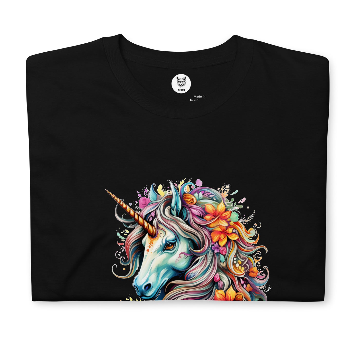 Koszulka unisex z krótkim rękawem „UNICORN” ID: 209 (PREMIUM)