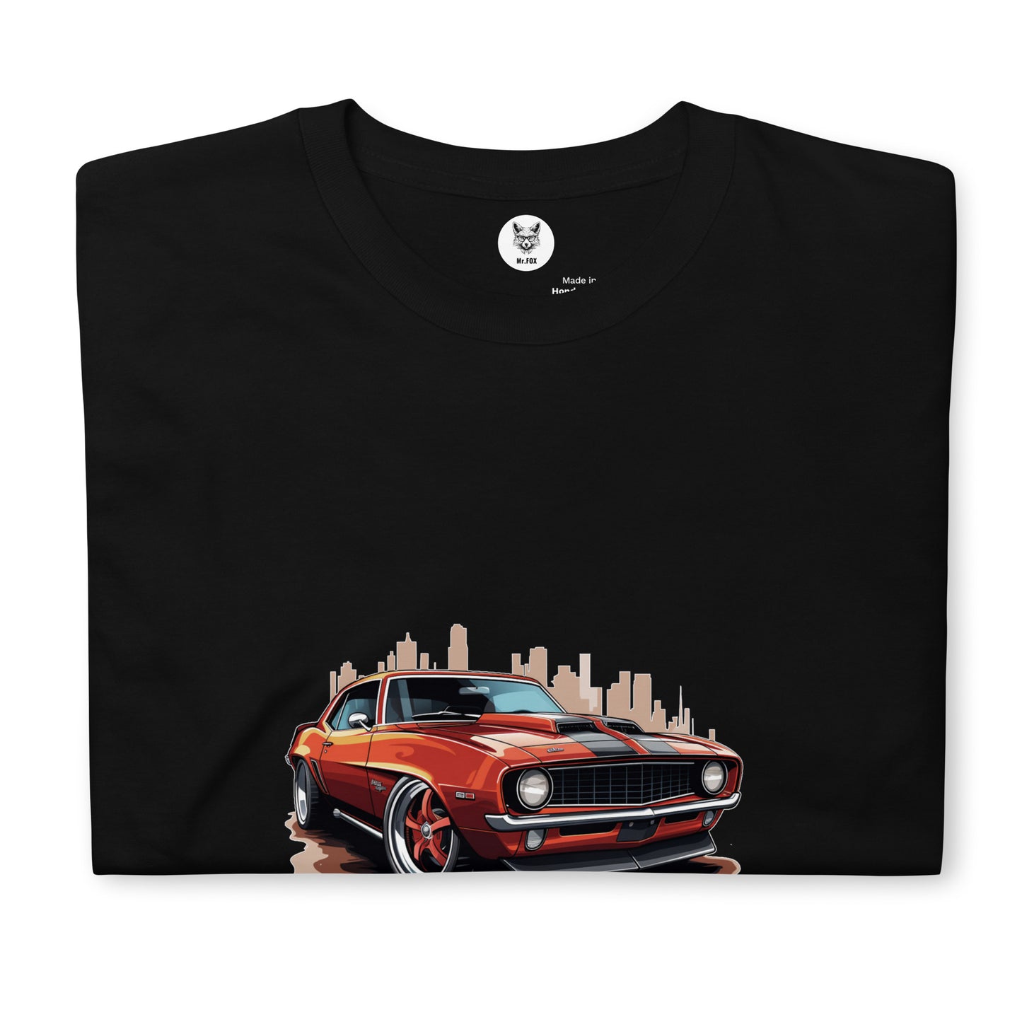 T-shirt unisex z krótkim rękawem „Muscle Car” ID: 219 (PREMIUM)