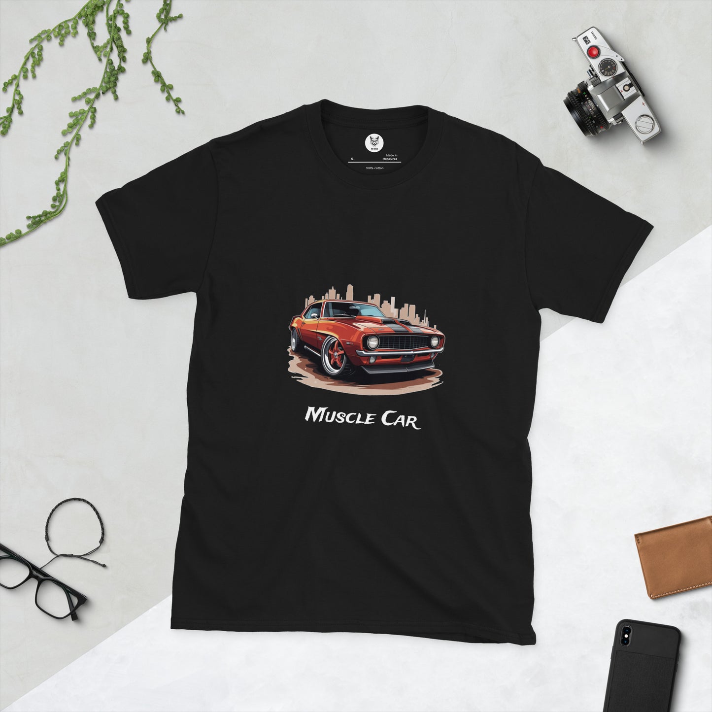 Футболка унисекс с коротким рукавом "Muscle Car" ID: 219 (ПРЕМИУМ)