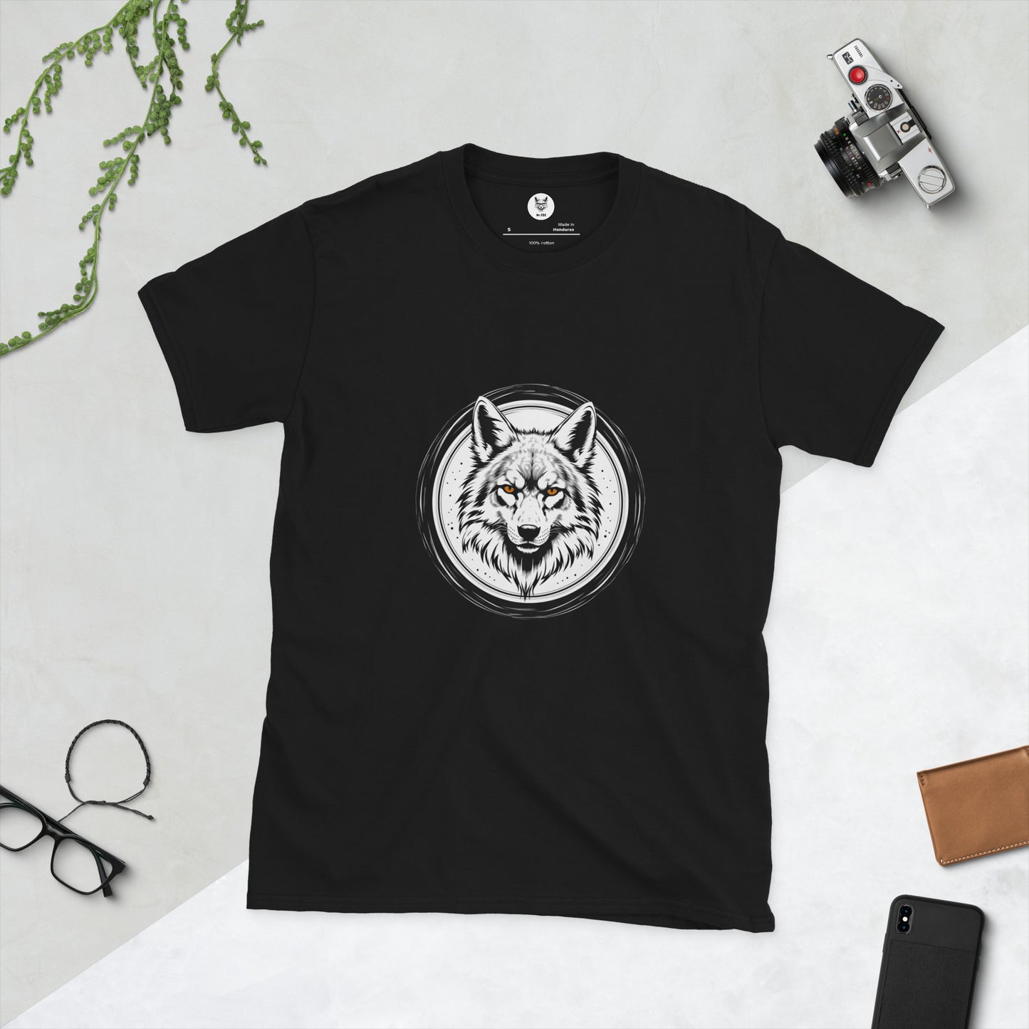 Koszulka unisex z krótkim rękawem „WOLF” ID: 223 (PREMIUM)