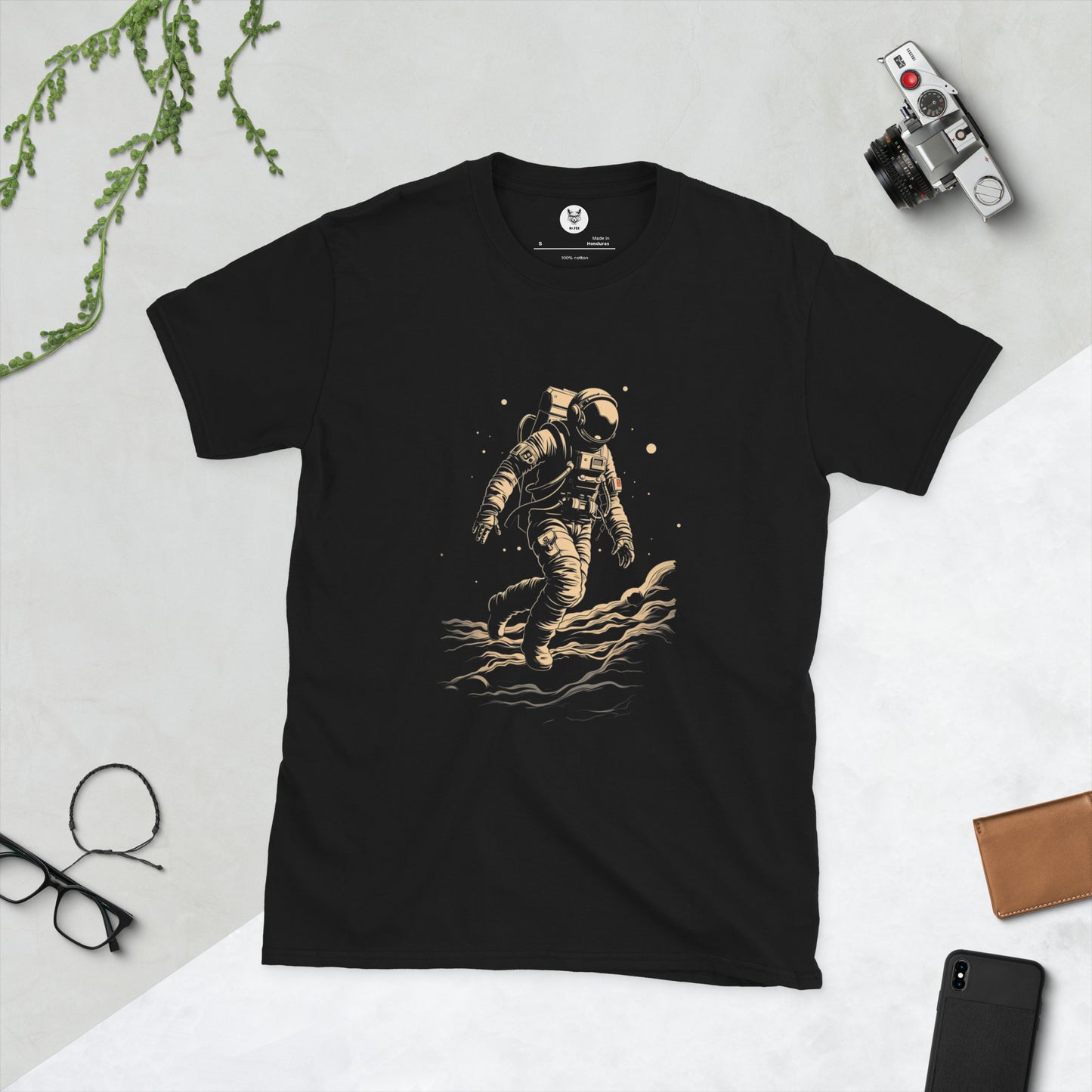 T-shirt unisex z krótkim rękawem „ASTRONAUT” ID: 233 (PREMIUM)