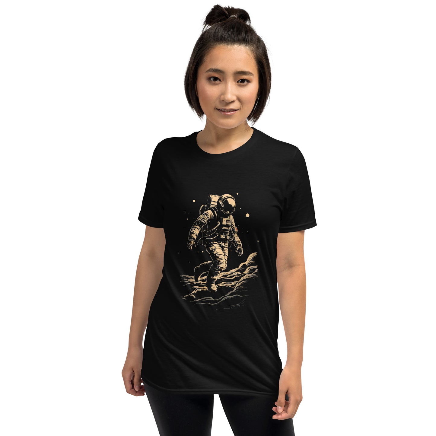 T-shirt unisex z krótkim rękawem „ASTRONAUT” ID: 233 (PREMIUM)