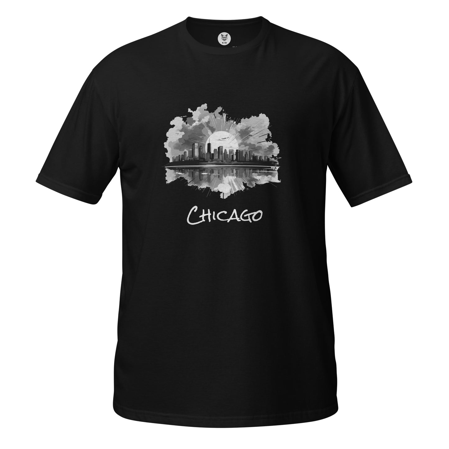 T-shirt unisex z krótkim rękawem „City Chicago” ID: 242 (PREMIUM)