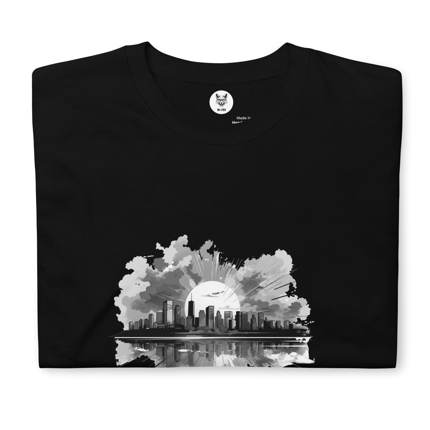 T-shirt unisex z krótkim rękawem „City Chicago” ID: 242 (PREMIUM)