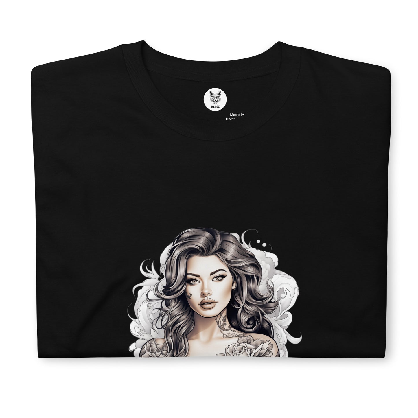 T-Shirt unisex z krótkim rękawem „TATTOO GIRL” ID: 257 (PREMIUM)