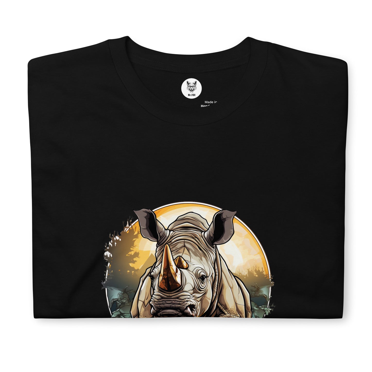 Short-Sleeve Unisex T-Shirt "RHINOCEROS" ID: 261 (PREMIUM)