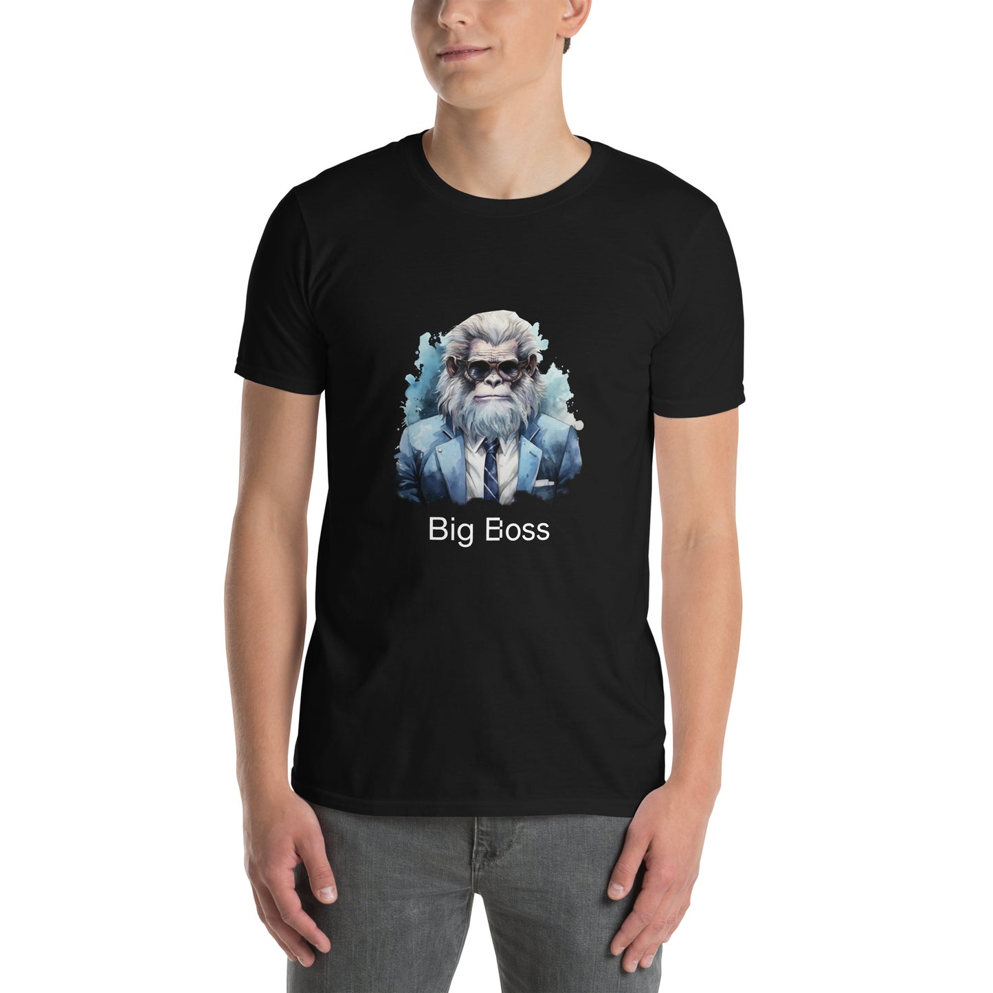 Koszulka unisex z krótkim rękawem „BIGFOOT” ID: 266 (PREMIUM)