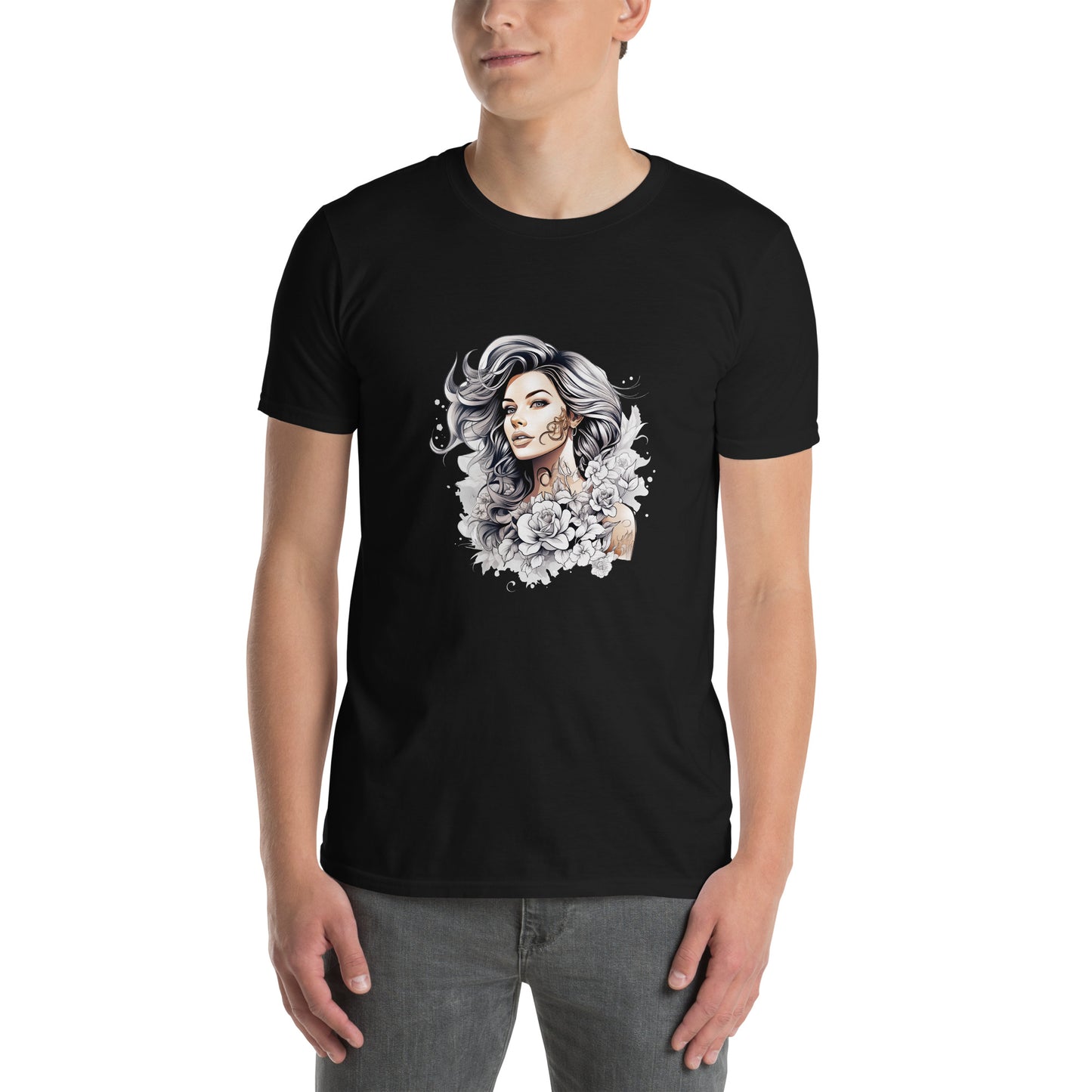 T-shirt unisex z krótkim rękawem „ANIME GIRL” ID: 292 (PREMIUM)