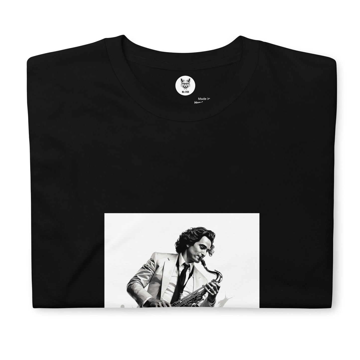 Short-Sleeve Unisex T-Shirt "SAXOPHONIST" ID: 366 (PREMIUM)