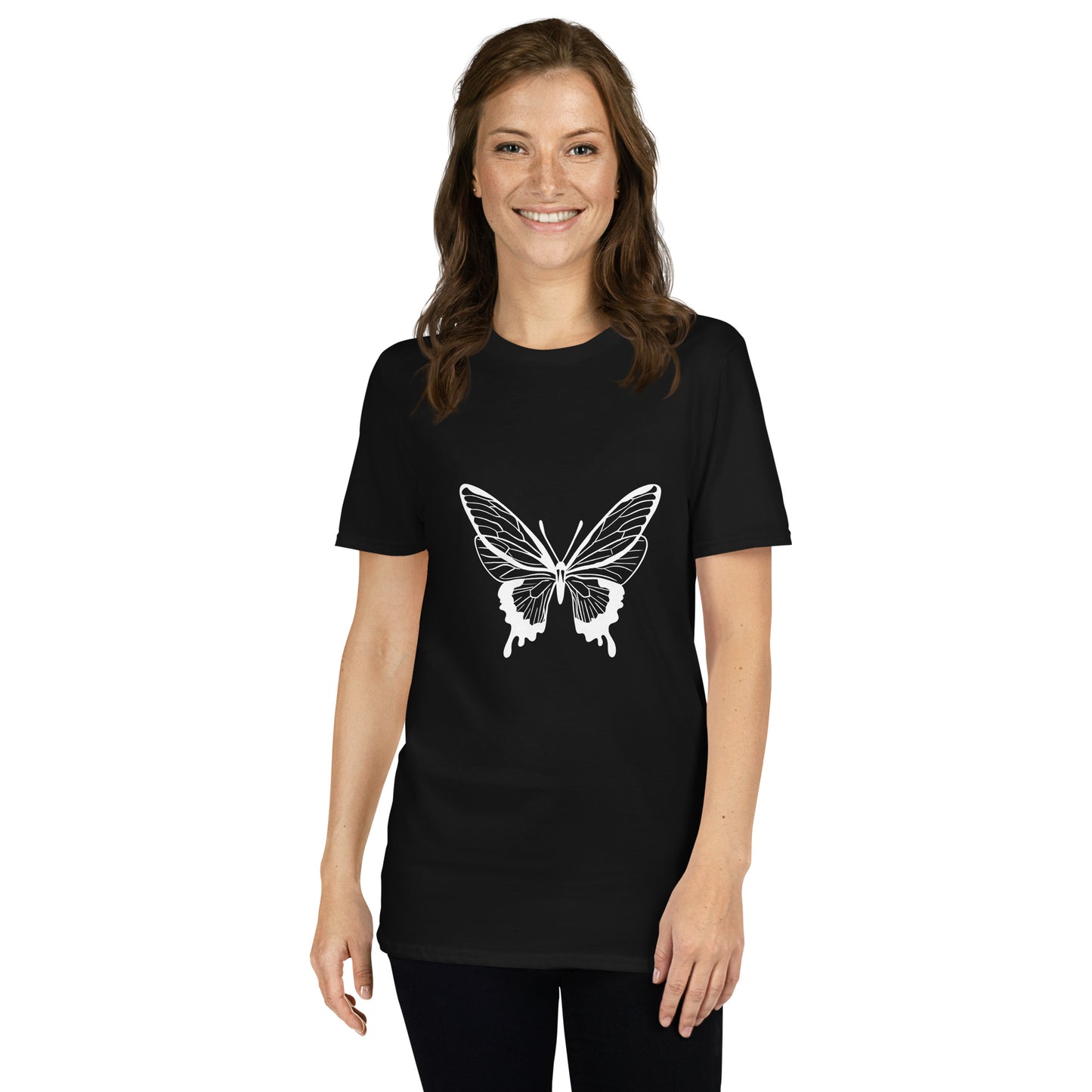 Koszulka unisex z krótkim rękawem „MOTYL” ID: 386 (PREMIUM)