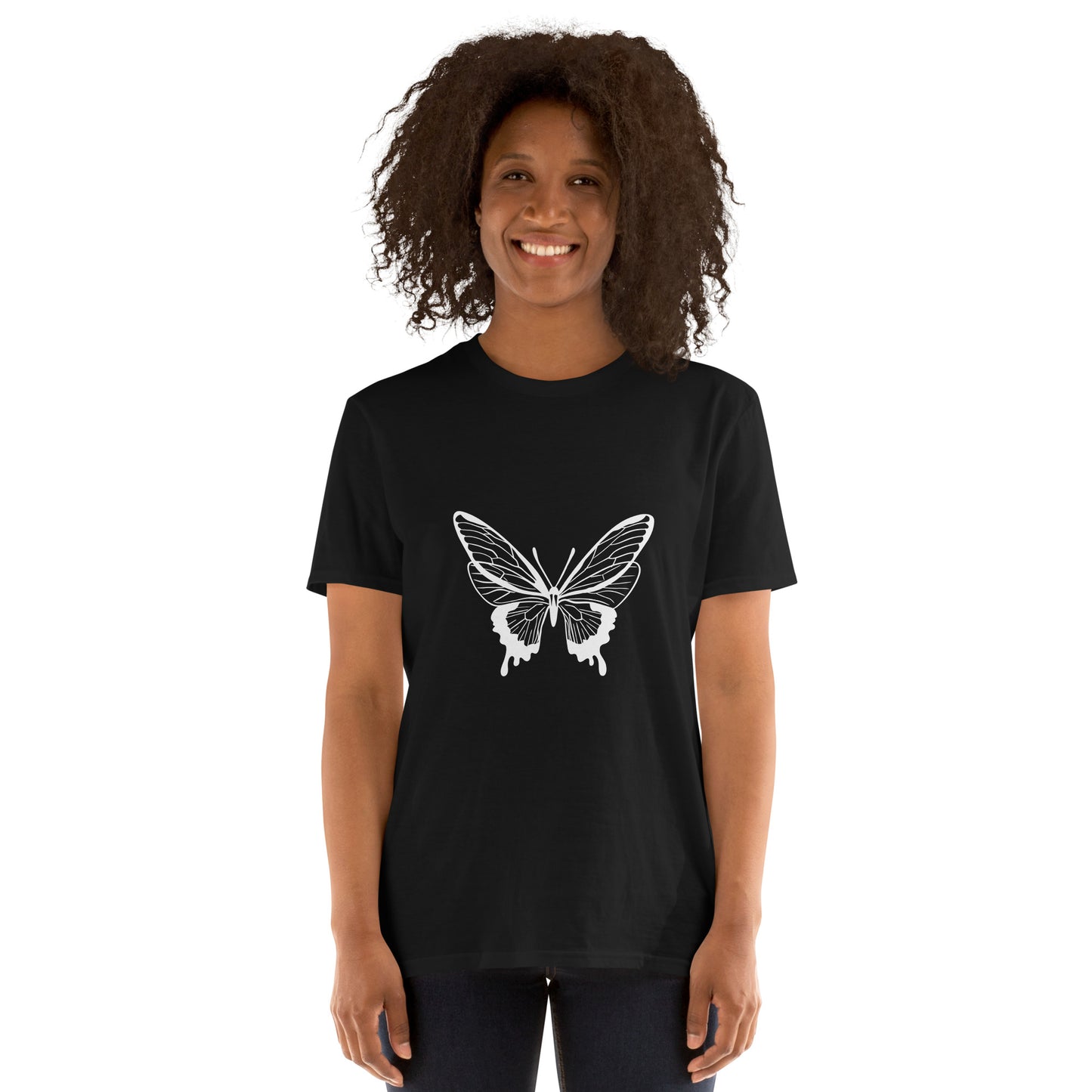 Short-Sleeve Unisex T-Shirt "BUTTERFLY" ID: 386 (PREMIUM)